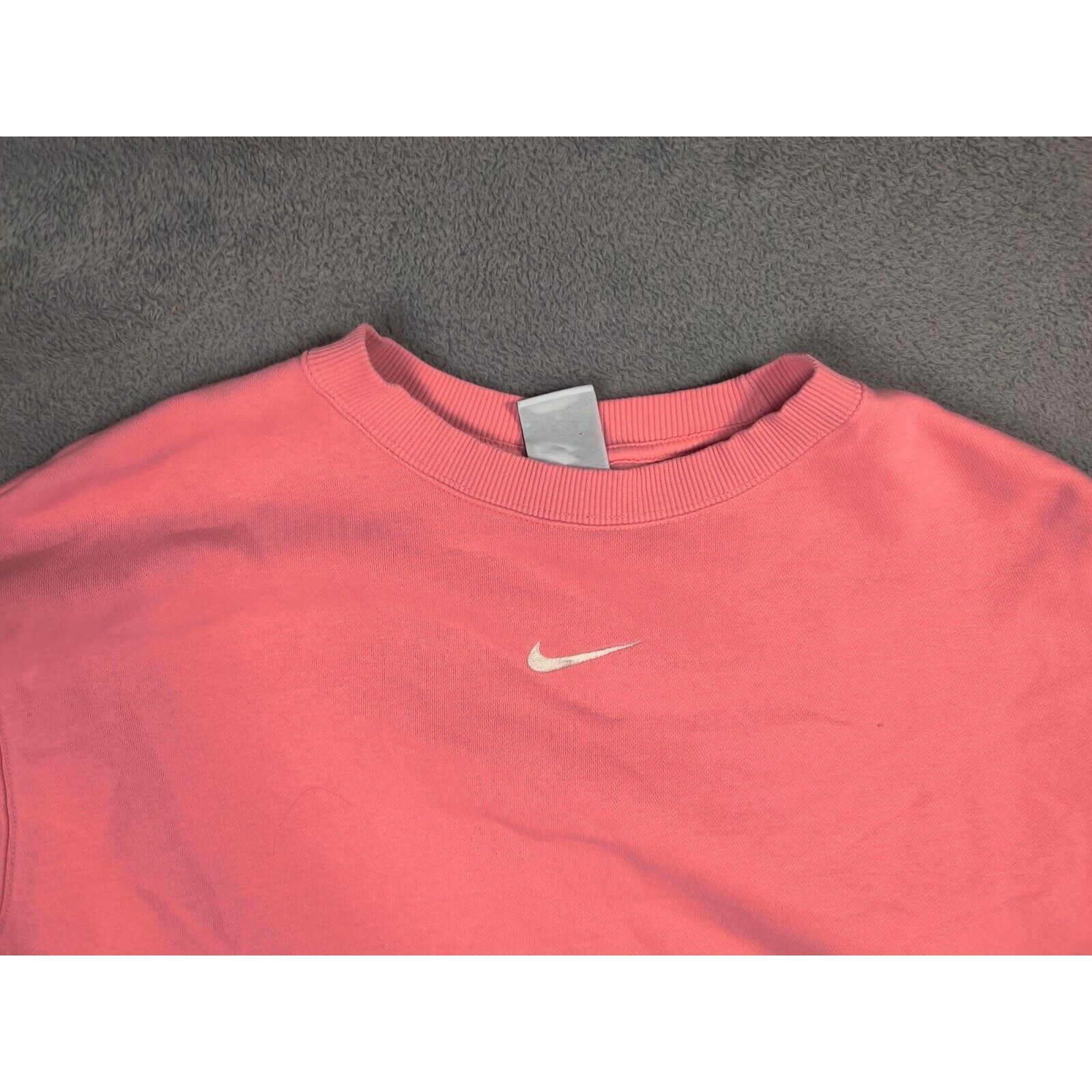 Nike Nike Sweater Adult Mens Medium Pink White Embroidered Swoosh Size US M / EU 48-50 / 2 - 2 Thumbnail