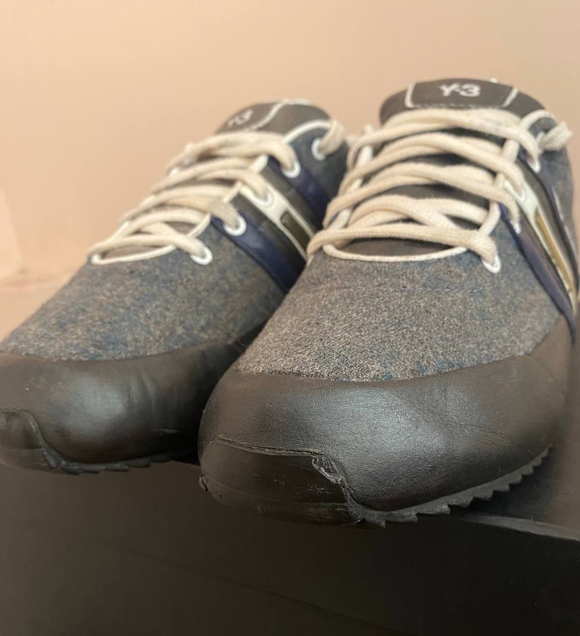 Adidas × Y's Yohji Yamamoto Y-3 Vintage Adidas Y3 Blue Sneakers Size US 7.5 / EU 40-41 - 6 Thumbnail