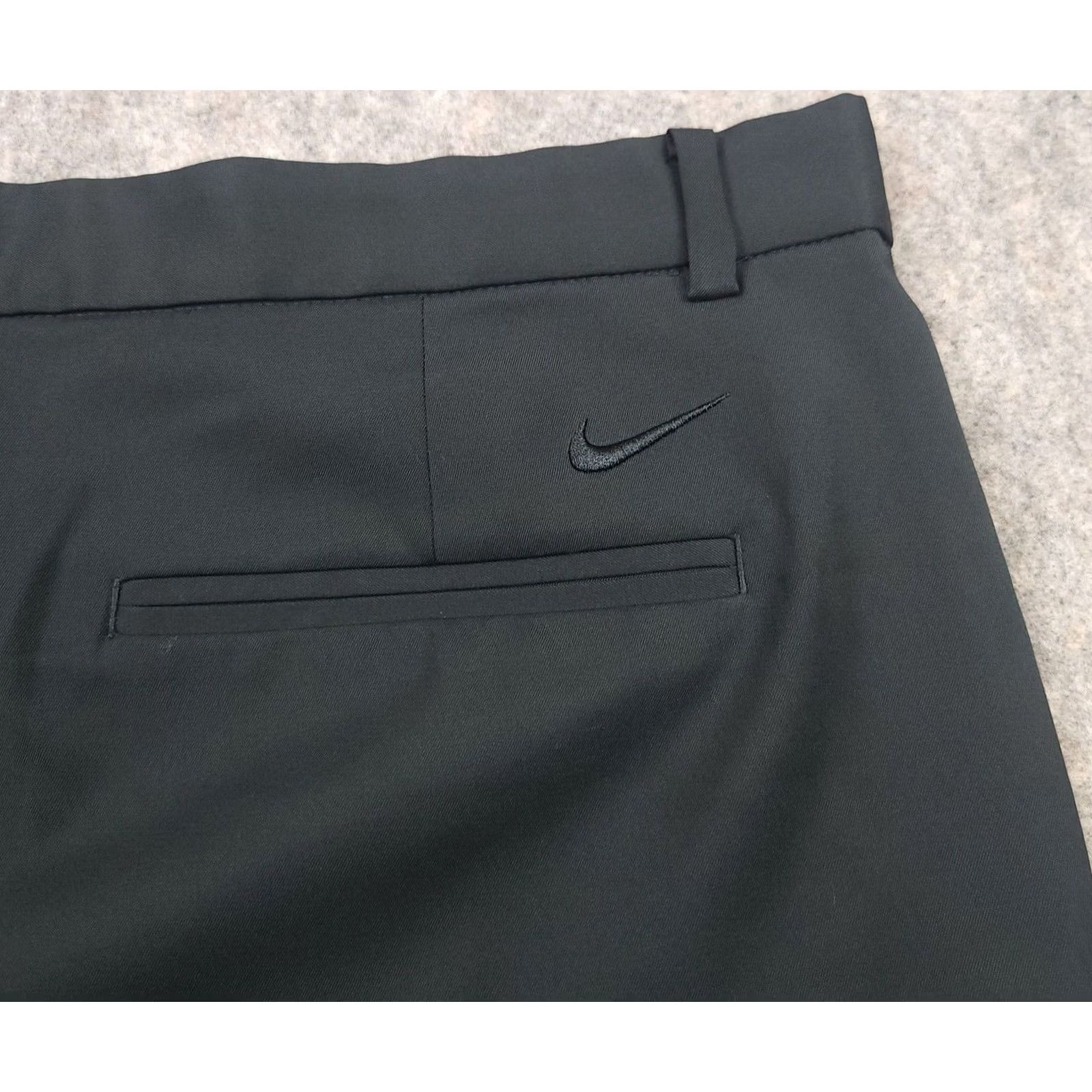 Nike Nike Golf Shorts Mens 38 Black Dri-Fit Standard Fit Bermuda Flat Front Shorts Nike Logo Lightweight Casual Sports Size US 38 / EU 54 - 5 Thumbnail
