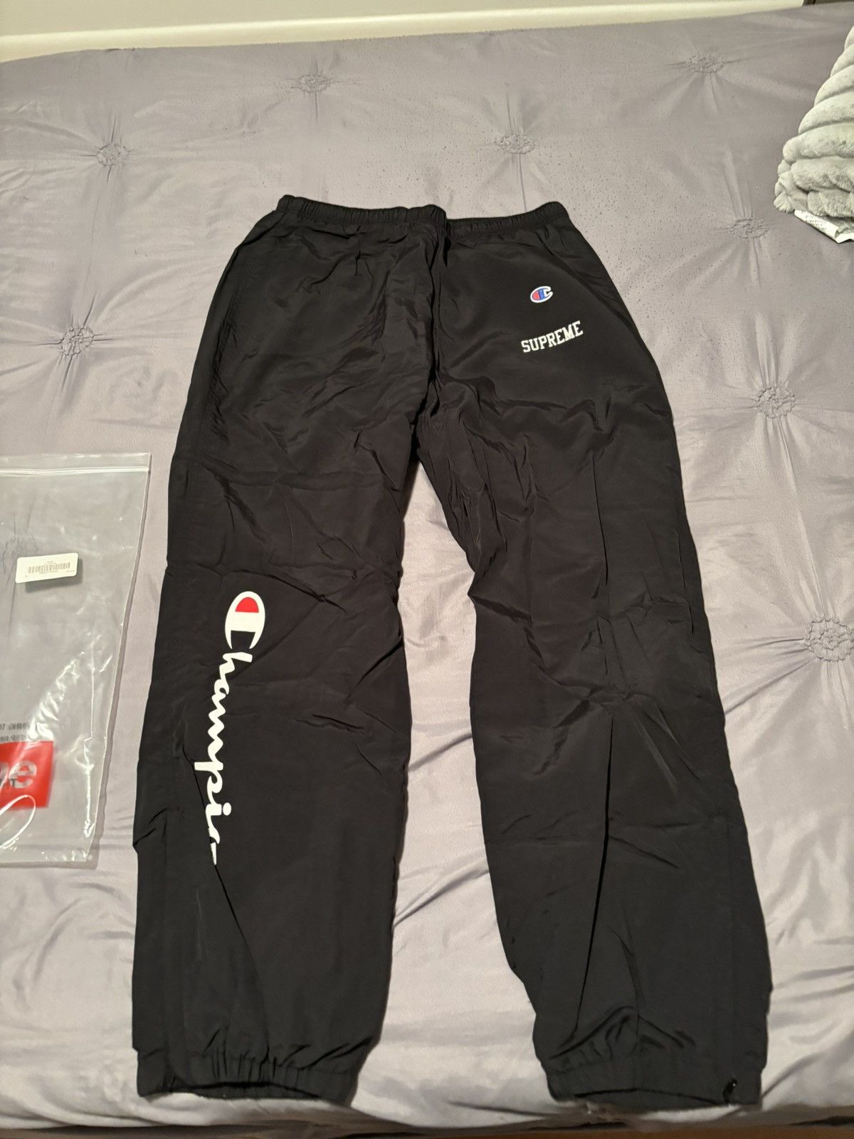 Supreme x champion track pants deals