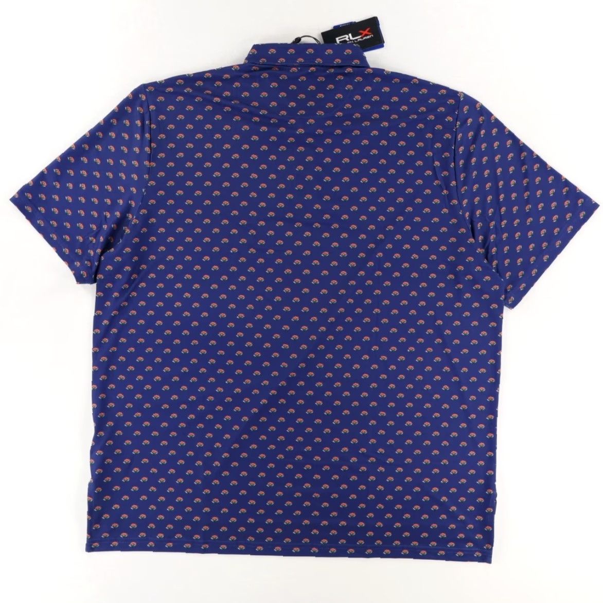 RLX Ralph Lauren RLX Ralph Lauren Golf Polo Shirt Blue 2XL Mens All Over Print Shirt Size US XXL / EU 58 / 5 - 4 Thumbnail