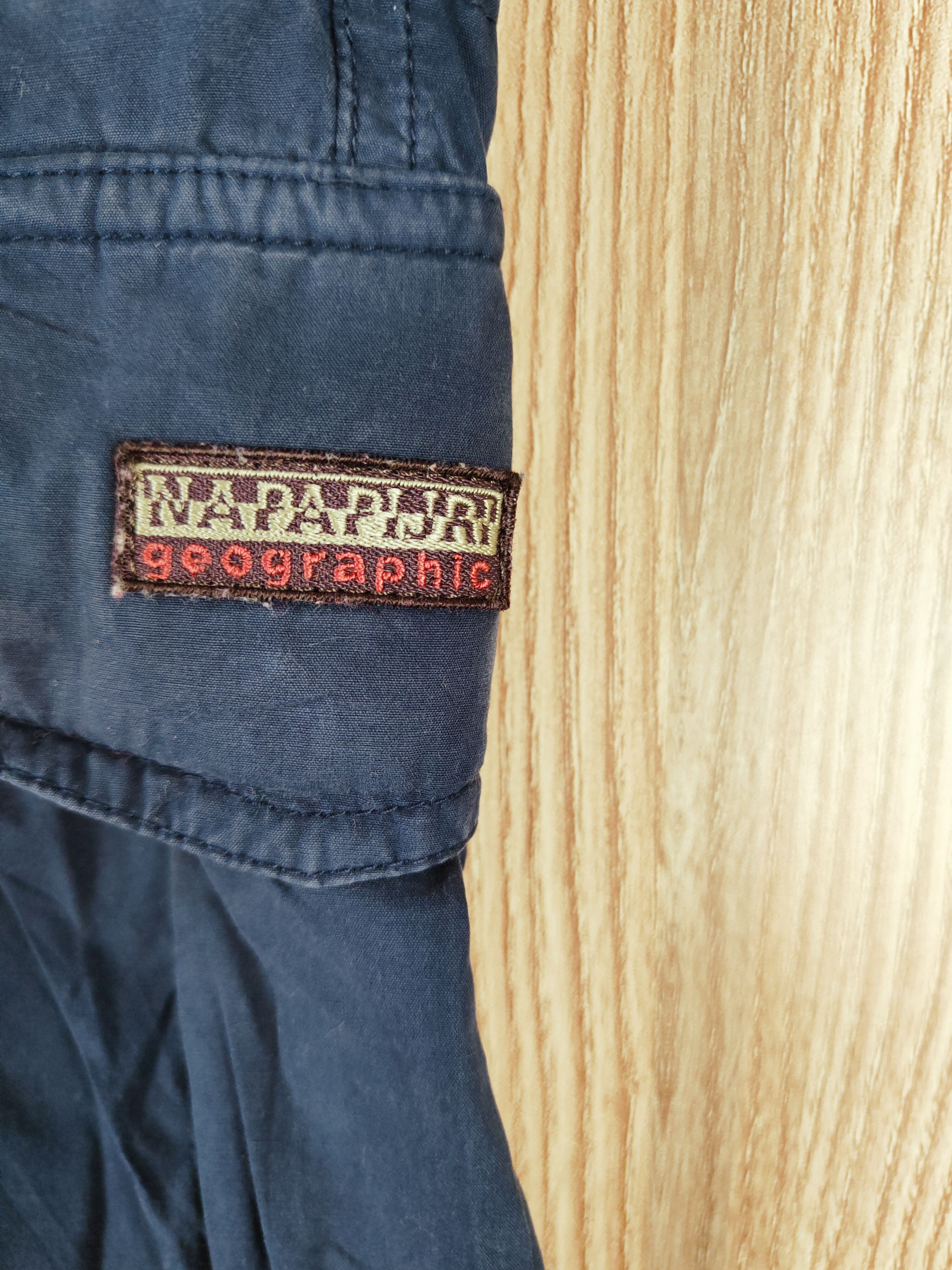 Napapijri DL Napapijri Navy Multipocket Tactical Cargo Pants #W210 Size US 34 / EU 50 - 2 Thumbnail