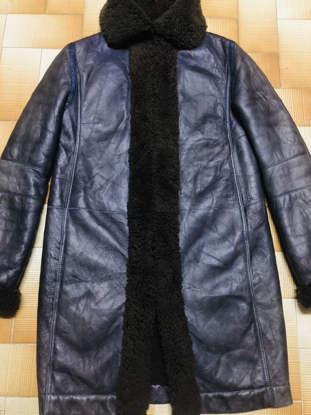 Balenciaga BALENCIAGA FALL/WINTER SHEARLING LEATHER JACKET LAMBSKIN Size M / US 6-8 / IT 42-44 - 7 Thumbnail
