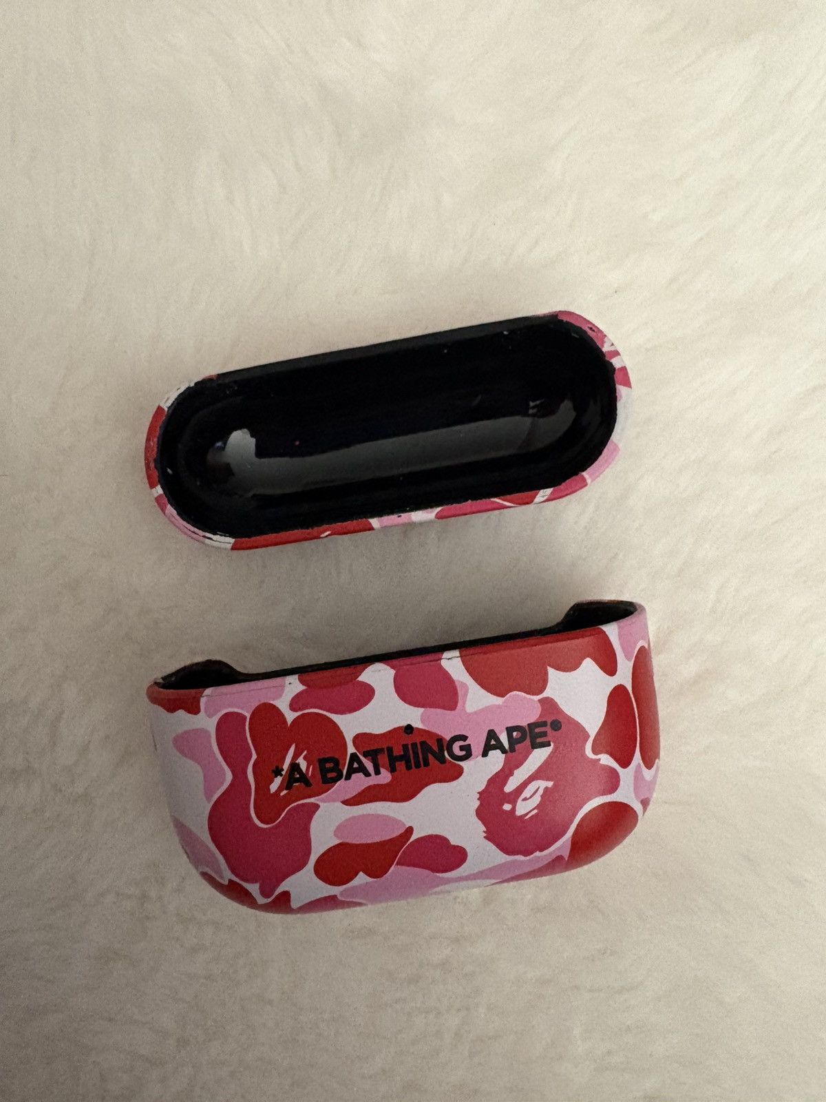 Bape BAPE ABC Camo Airpods Case Pink Size ONE SIZE - 3 Thumbnail