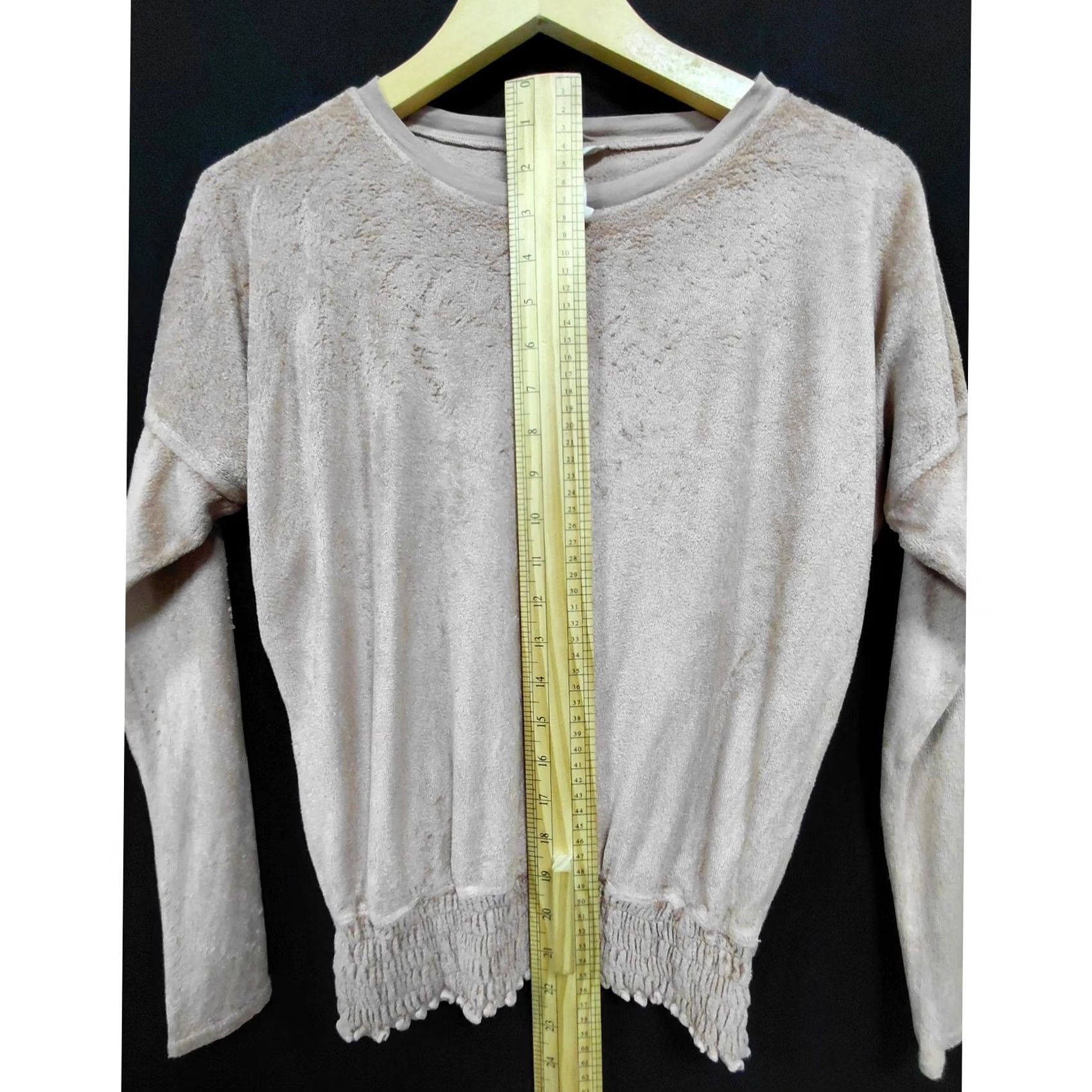 Hard Tail Hard Tail Forever XS Beige Knit Sweater Women XS Crew Neck Long Sleeve Pullover Casual Travel Size XS / US 0-2 / IT 36-38 - 7 Thumbnail