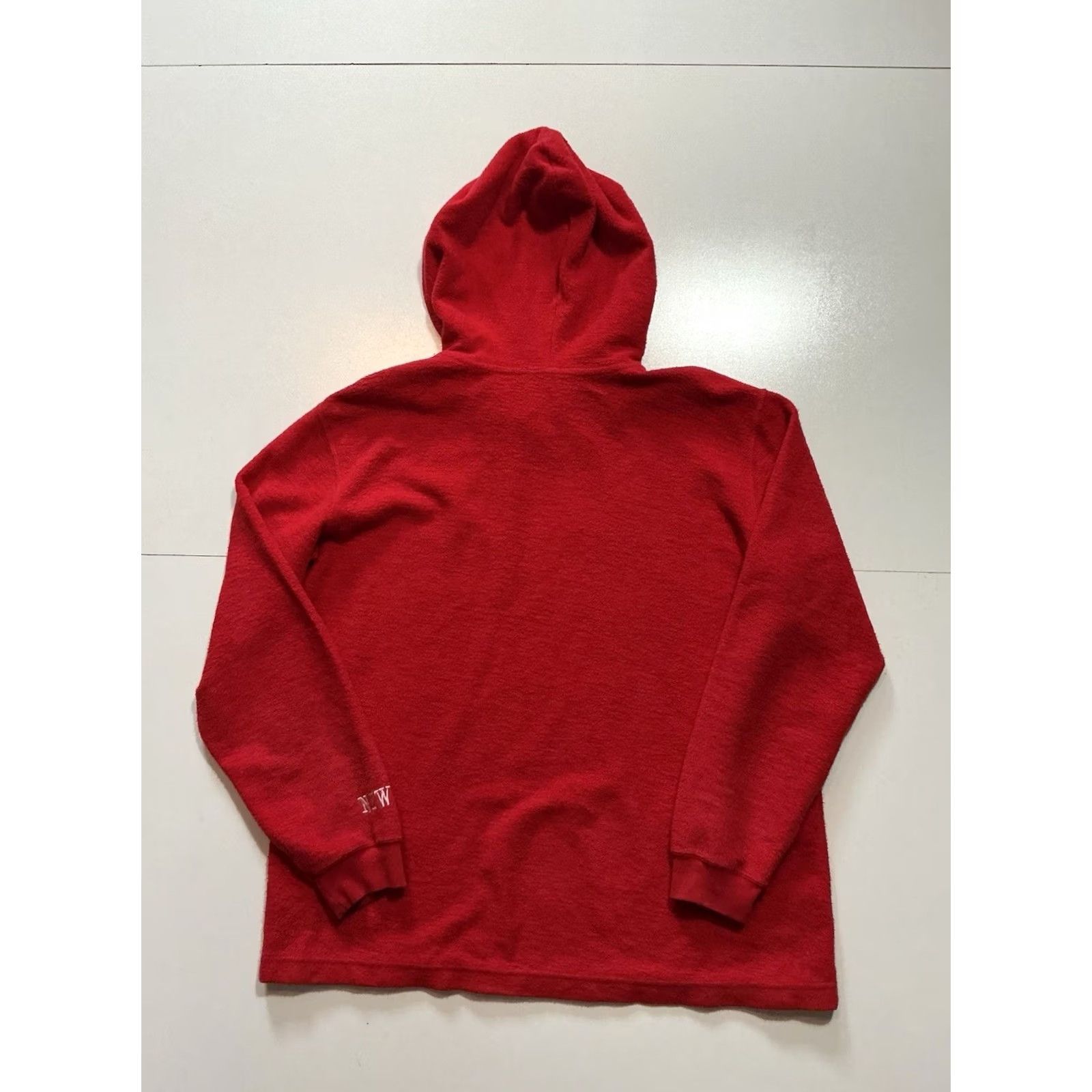 DKNY VINTAGE DKNY Donna Karen New York Pile Fleece Pullover Hoodie Shirt Sz S Red Mens 90s 80s Size US S / EU 44-46 / 1 - 2 Thumbnail