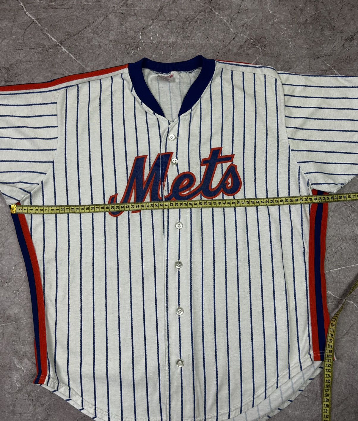 MLB Major League Mets MLB made in usa White Jersey Size US XL / EU 56 / 4 - 8 Thumbnail