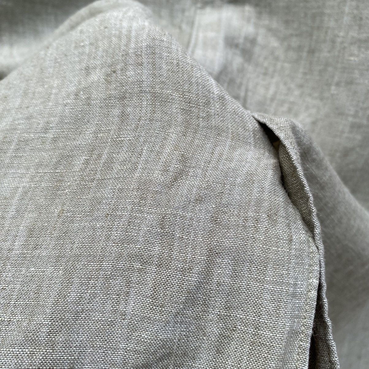 Brandini BRANDINI Light Green 100% Linen Short Sleeve Shirt Size US L / EU 52-54 / 3 - 9 Thumbnail