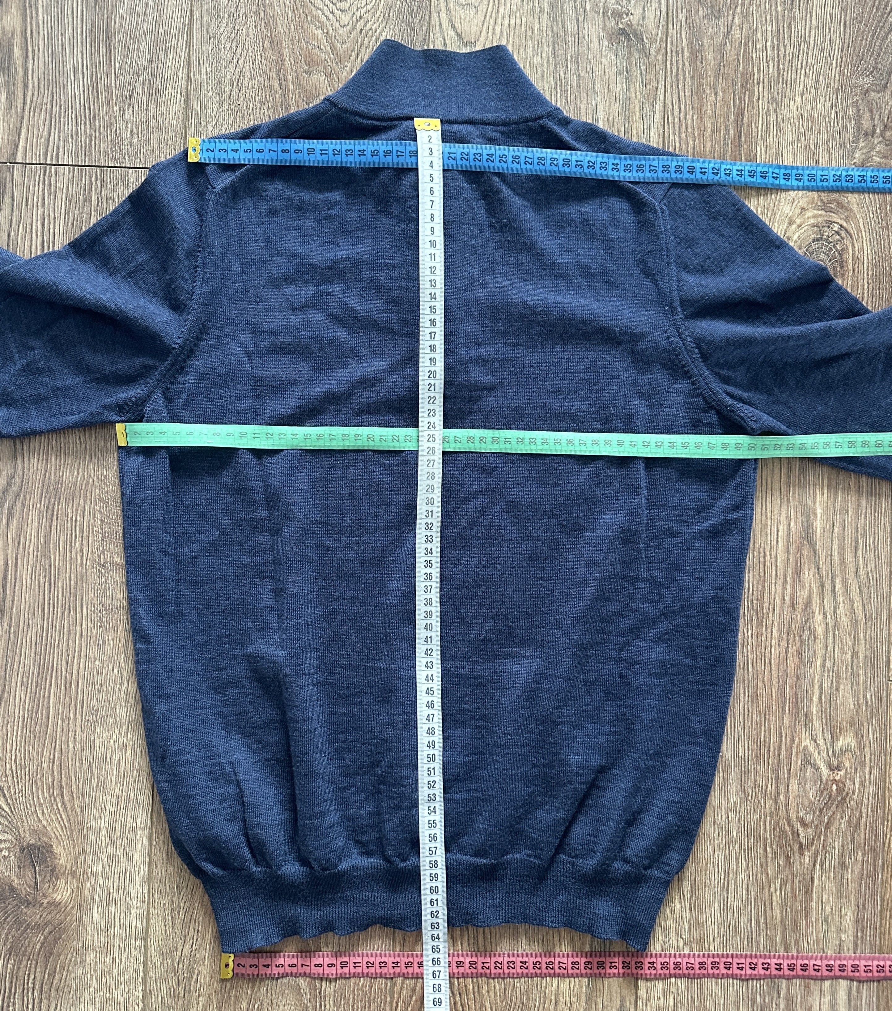 Fay FAY COLTRUI Sweater Made In Italy Marine Combi Luxury Brand Size US S / EU 44-46 / 1 - 16 Thumbnail