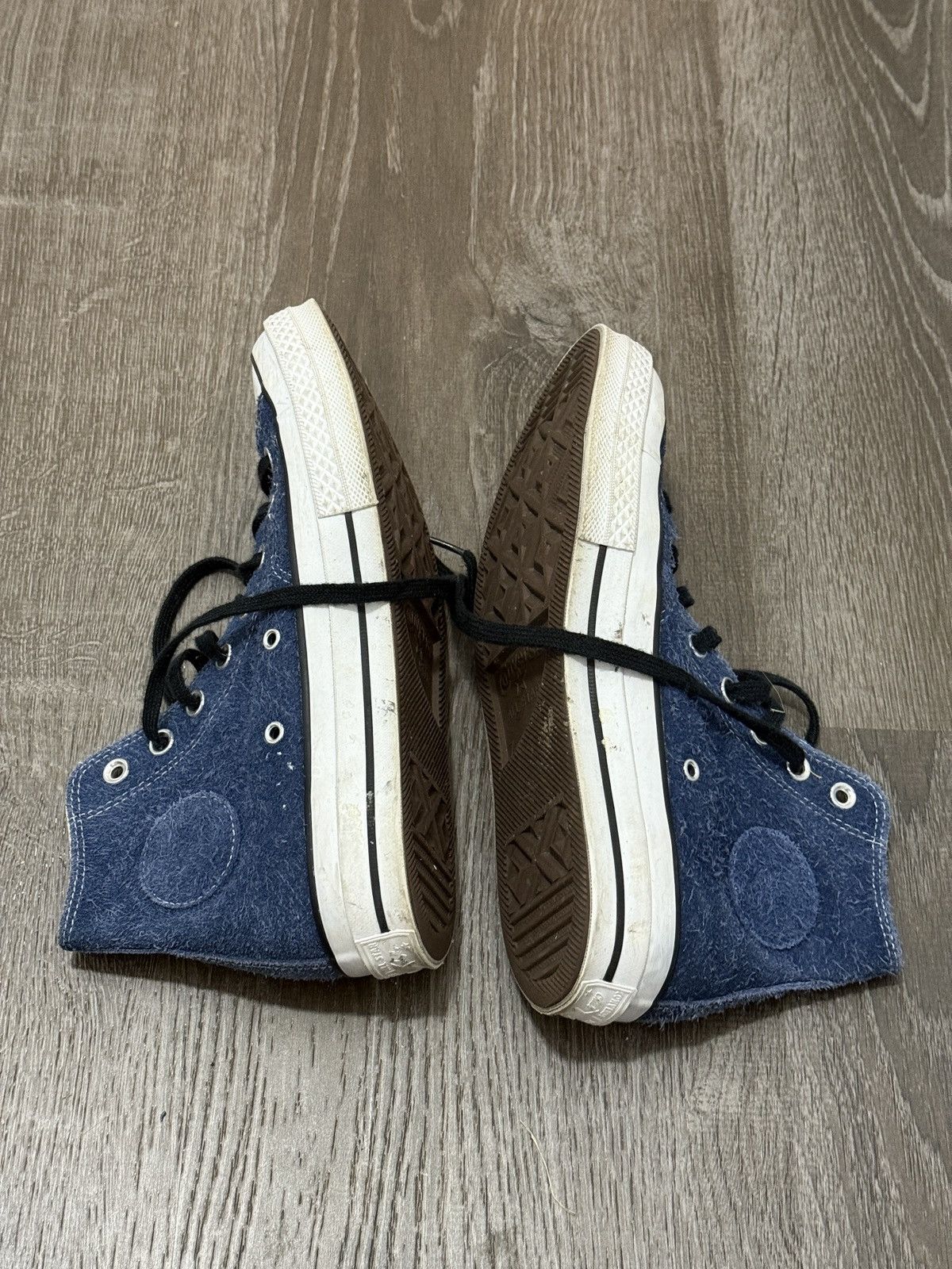 Converse × Stussy Suede 8 ball high tops Size US 7 / EU 40 - 4 Thumbnail