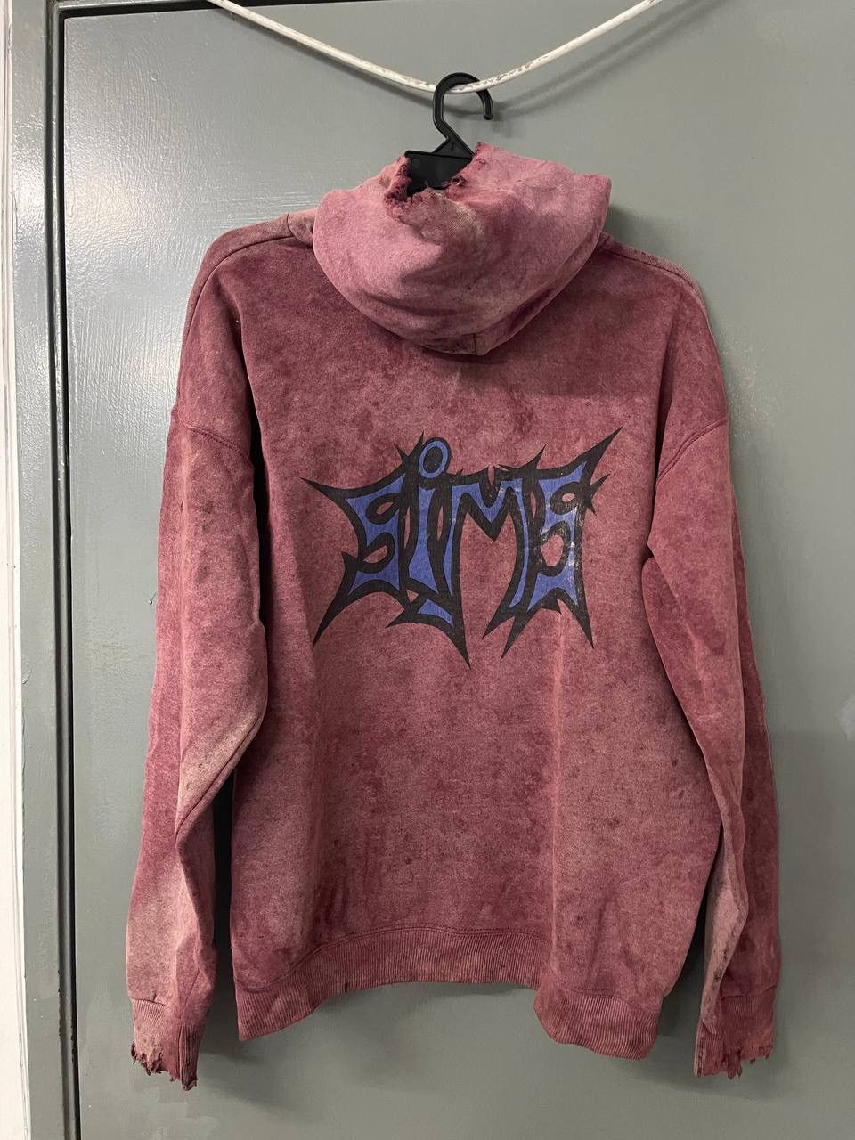 Vintage THRASHED SUN FADED SKATER BOY HOODIE Size US XL / EU 56 / 4 - 4 Thumbnail