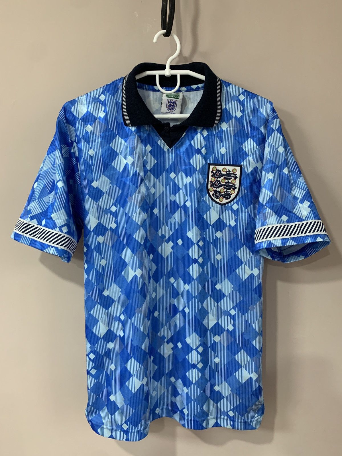 Other England Third Football Shirt Retro Score Draw Soccer Sz S Size US S / EU 44-46 / 1 - 1 Thumbnail