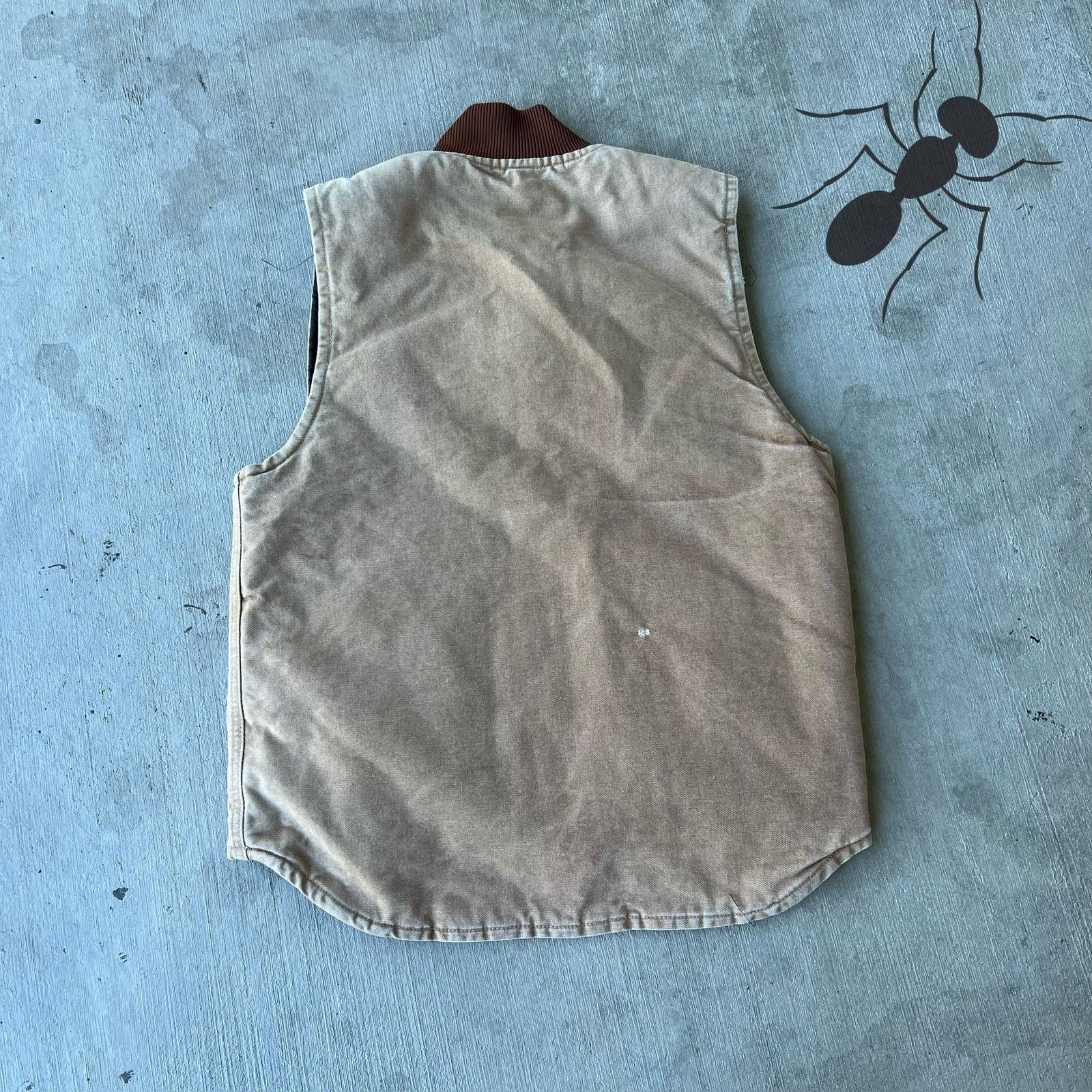 Carhartt × Vintage Carhartt faded brown work wear vest Size US S / EU 44-46 / 1 - 5 Thumbnail