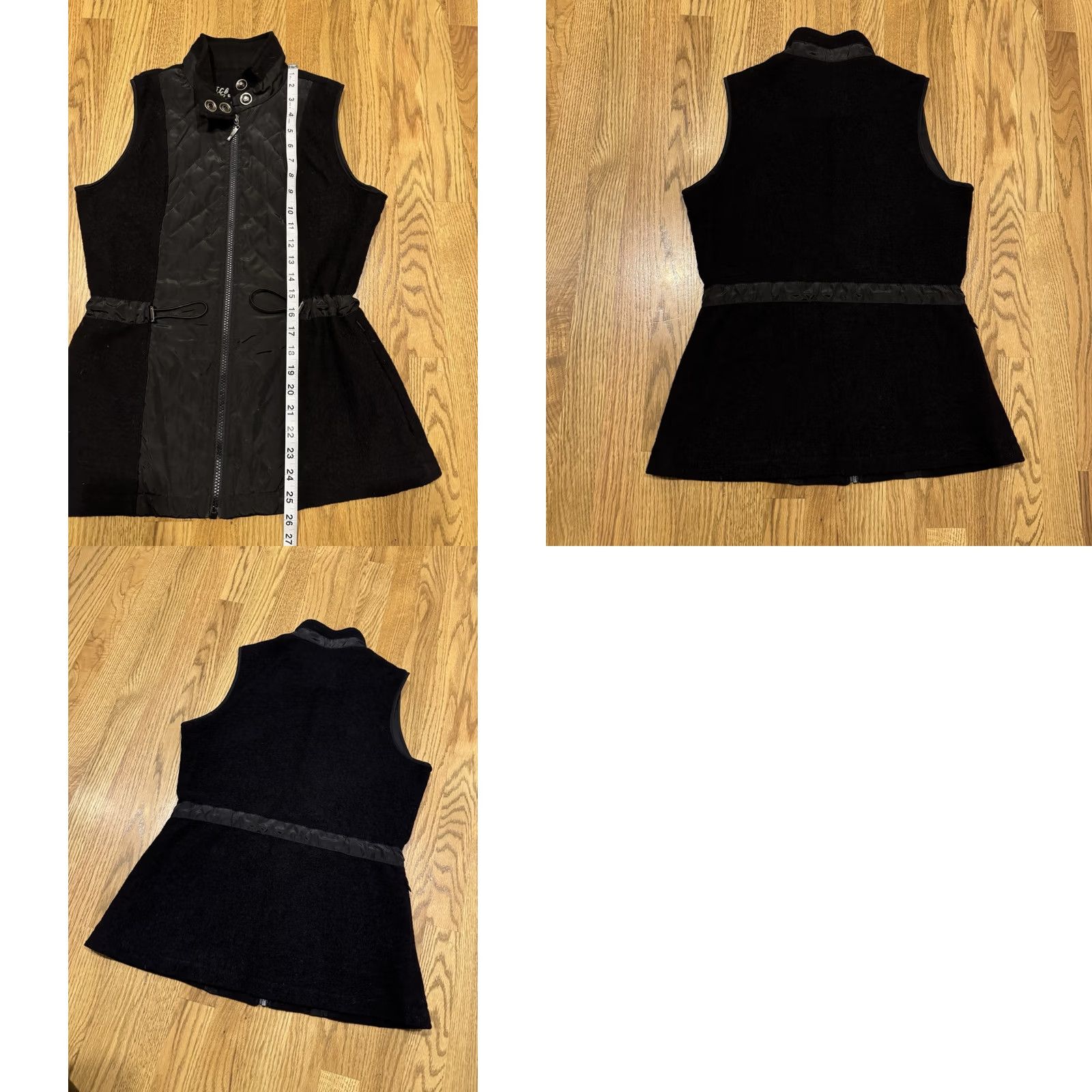 Vintage VINTAGE Icelandic Design Vest Women's Size S Black Wool Zip Up Pockets Designer Vest Women’s Small Black Wool Pockets Size S / US 4 / IT 40 - 8 Thumbnail