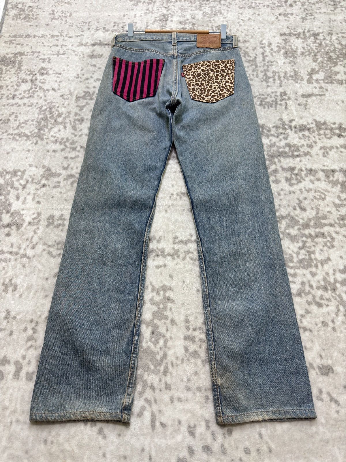 Levi's Levi’s 501 Custom Patchwork 90s Straight Denim Size US 30 / EU 46 - 2 Thumbnail