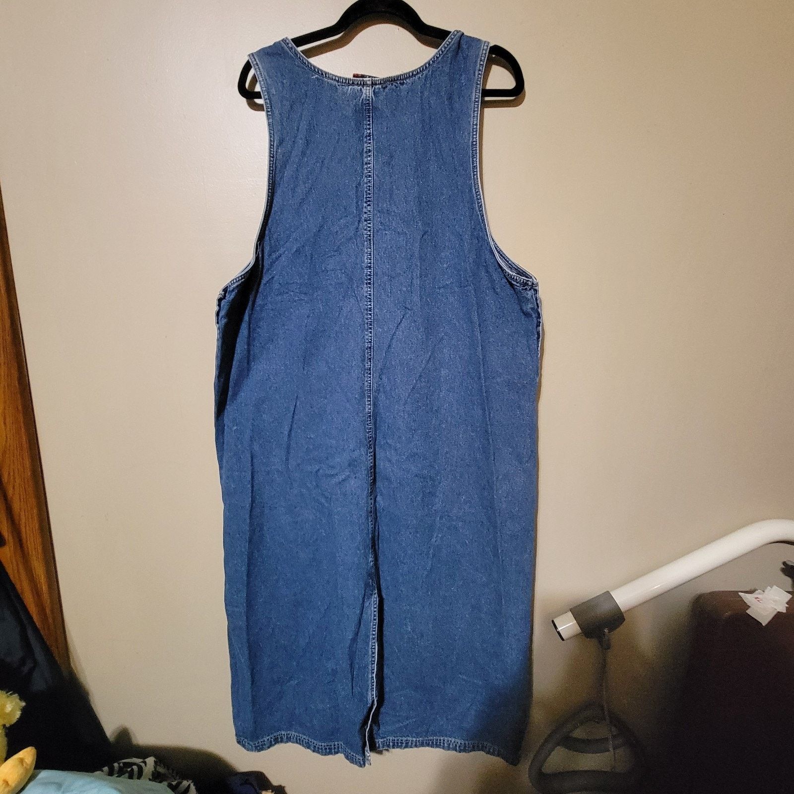 & Other Stories Vintage J.L. N.Y. Denim Jean Dress Womens 1X Cottage Size XL / US 12-14 / IT 48-50 - 10 Thumbnail