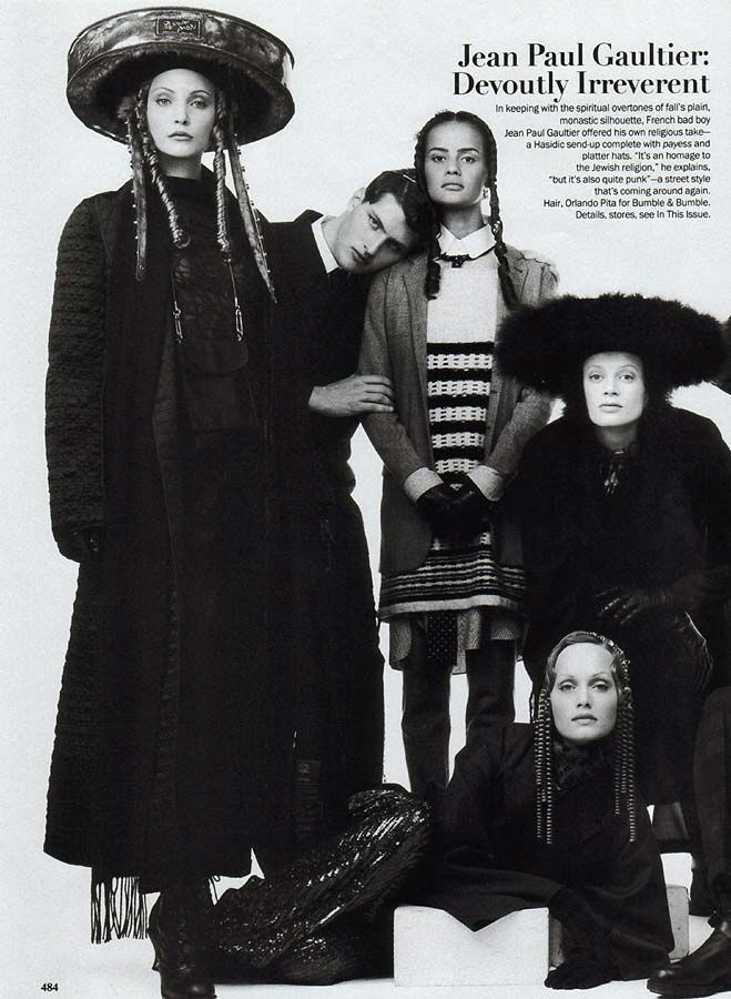 Jean Paul Gaultier 💥 Archived 1993 F/W jgp jean paul gaultier jewish culture Size US L / EU 52-54 / 3 - 10 Thumbnail
