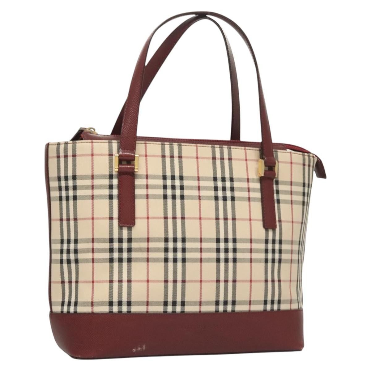 Burberry Burberry Nova Check Tote canvas check pattern Size ONE SIZE - 1 Thumbnail