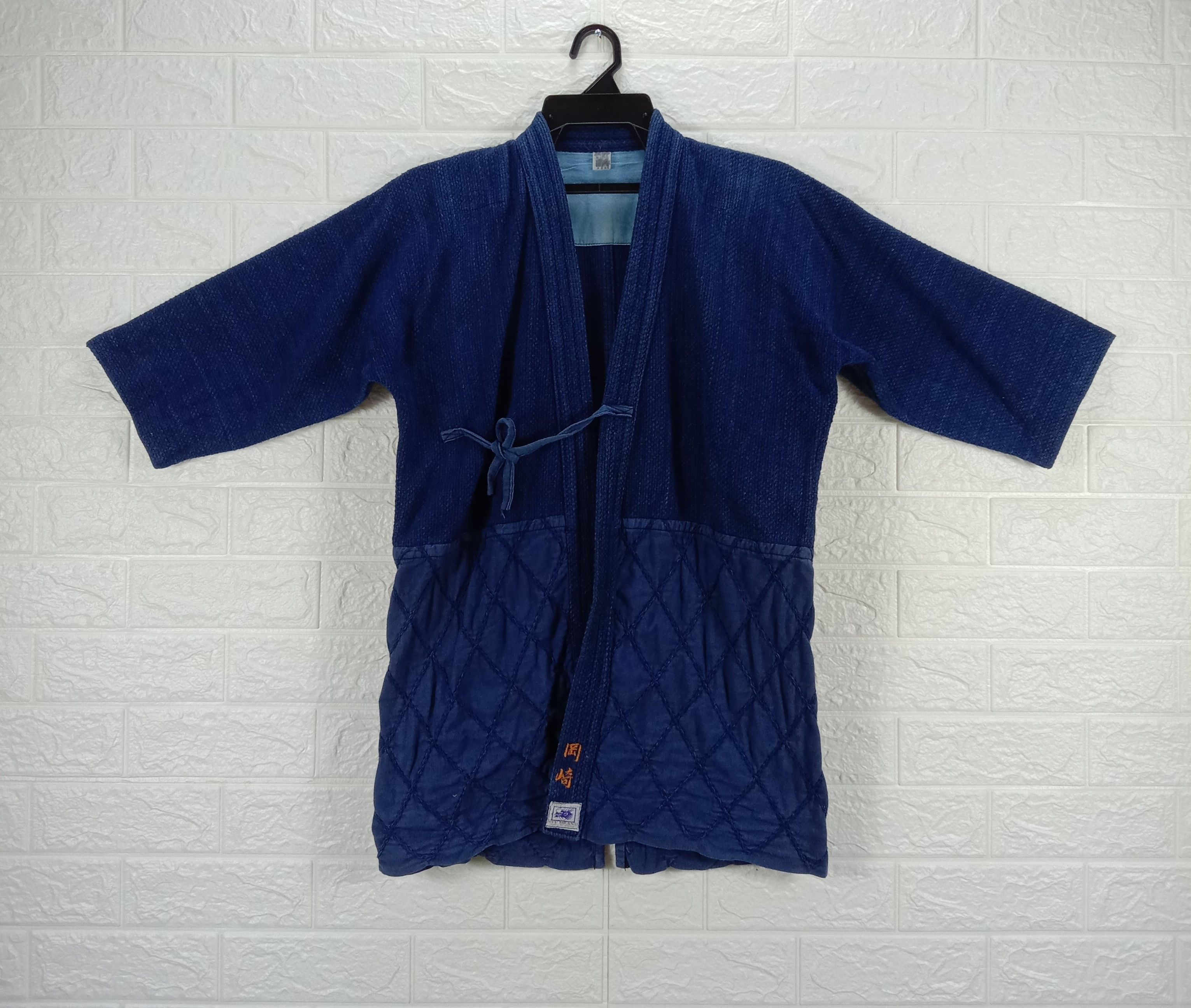 Japanese Brand Vintage Indigo Blue Kapital Style Cardigan Kimono Size US M / EU 48-50 / 2 - 1 Thumbnail