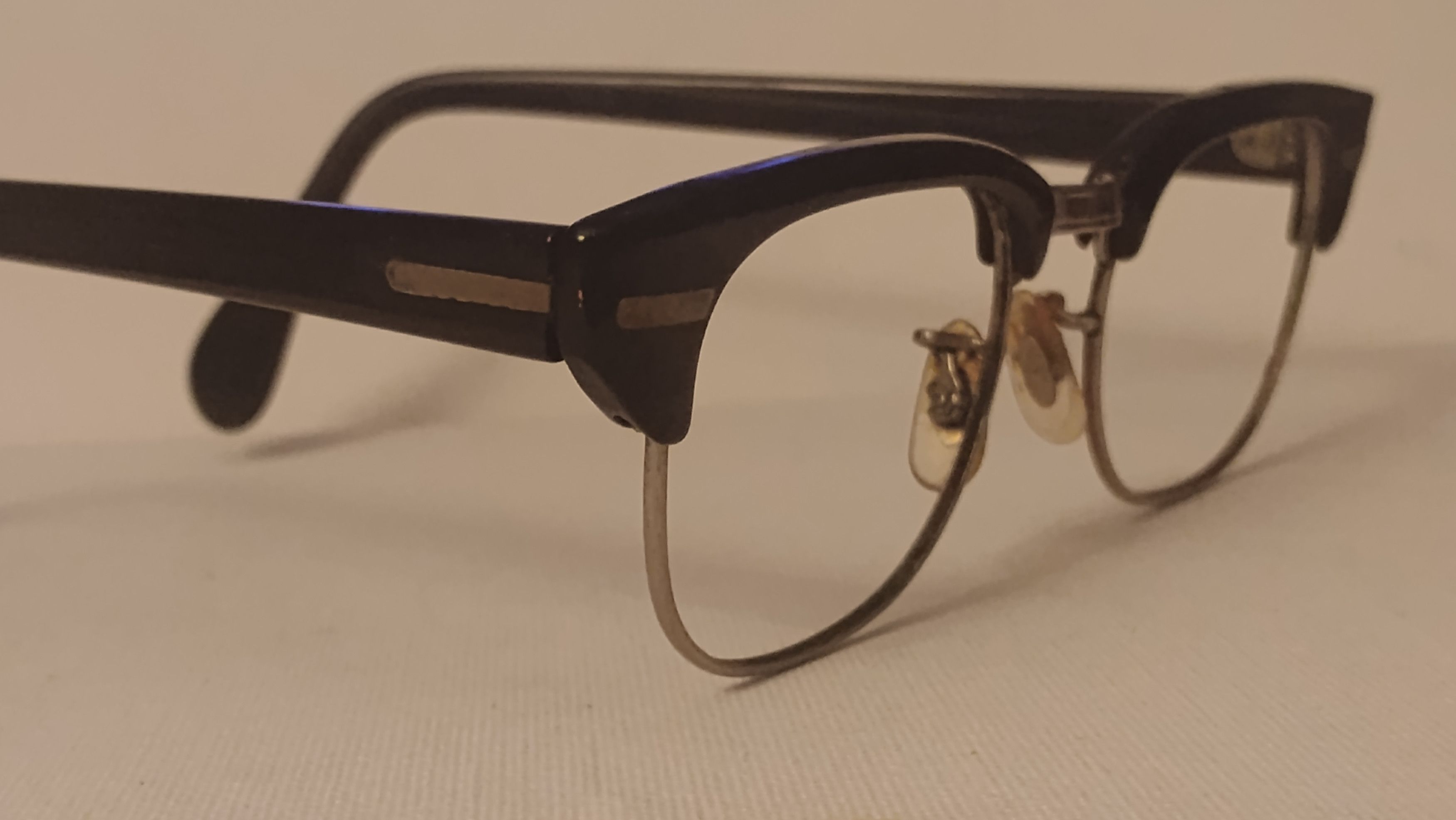 Vintage Vintage Classic Universal Black Eyeglass Frame USA NOS Size ONE SIZE - 1 Thumbnail