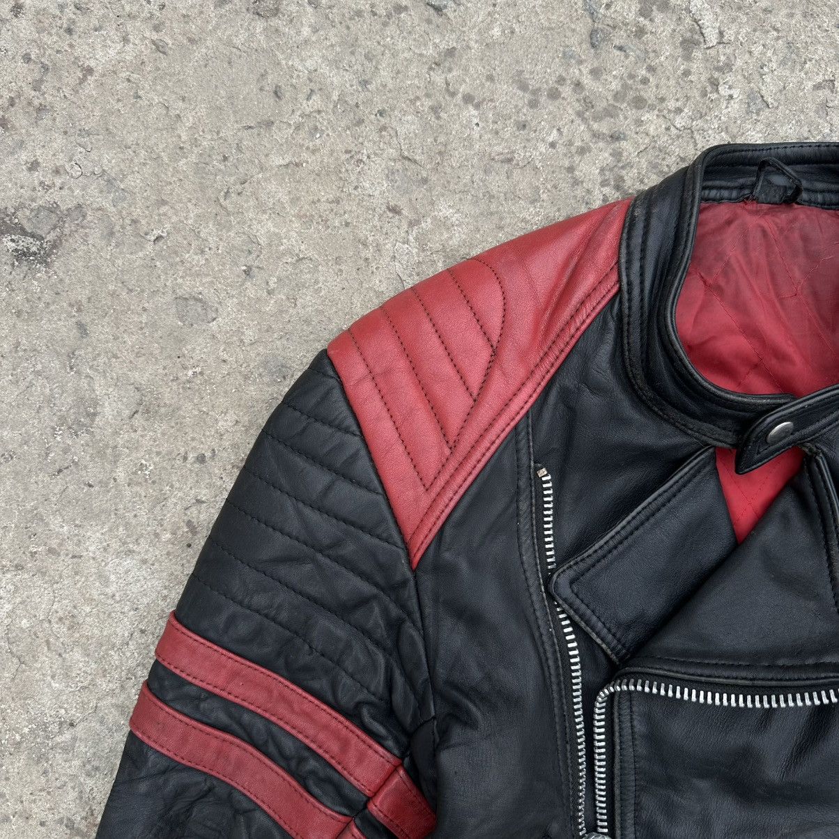 Number (N)ine Vintage Japanese Style Moto Leather Jacket Hype Punk Crazy Size US S / EU 44-46 / 1 - 3 Thumbnail