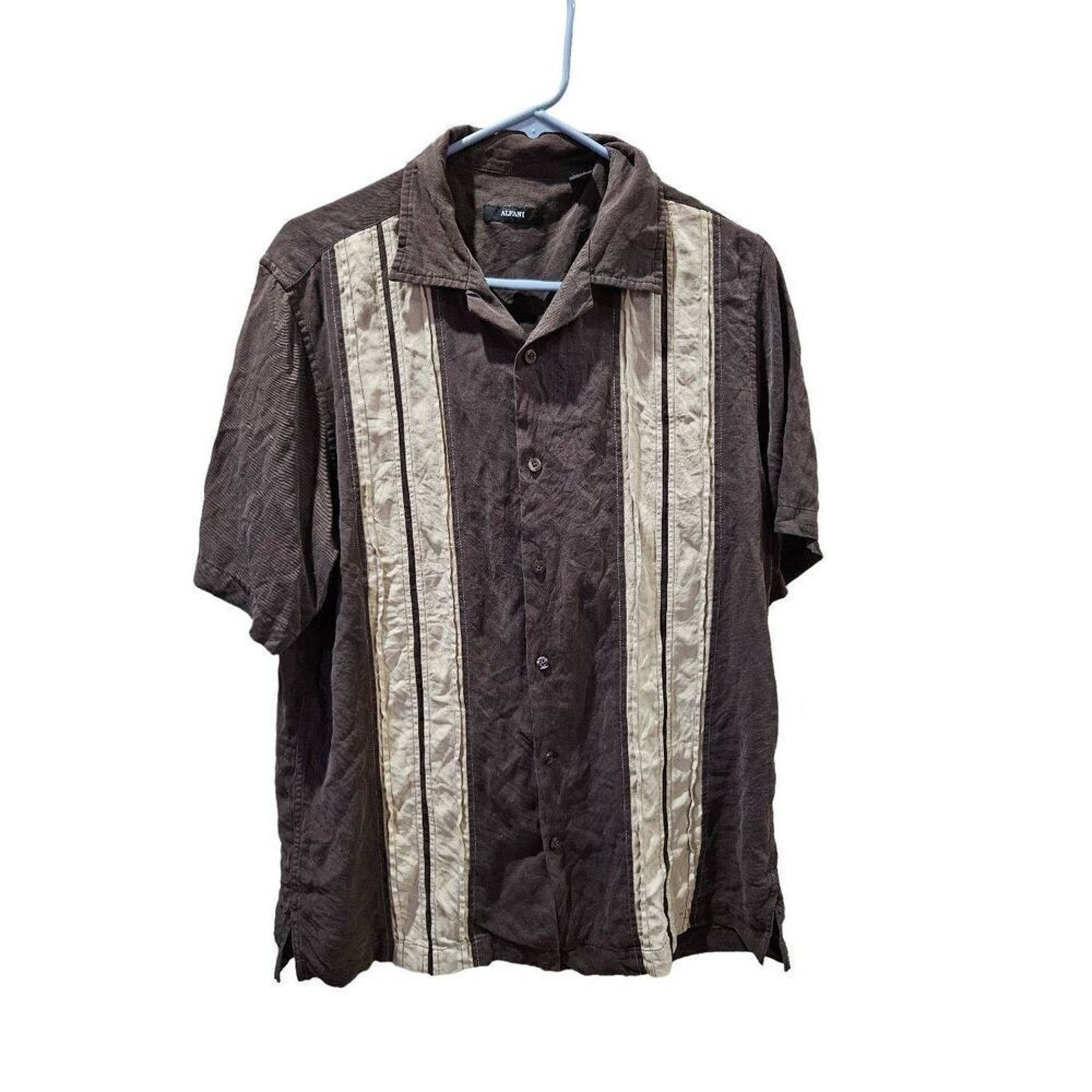 Alfani Alfani M silk shirt Size US M / EU 48-50 / 2 - 8 Thumbnail