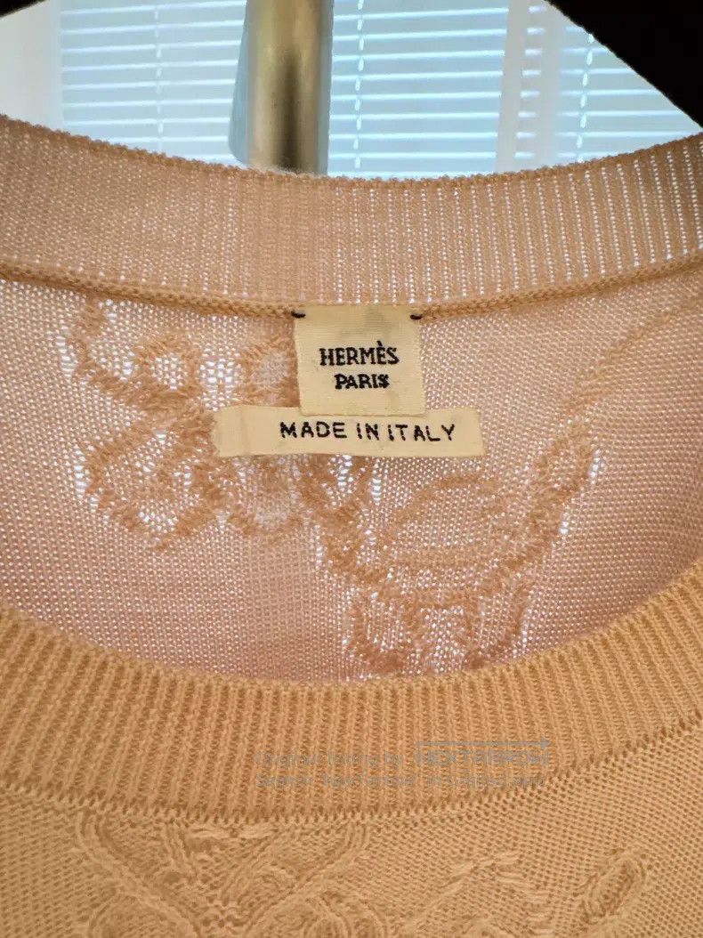 Hermes Hermes Pink jacquard velvet knitted dress Size XS / US 0-2 / IT 36-38 - 3 Thumbnail