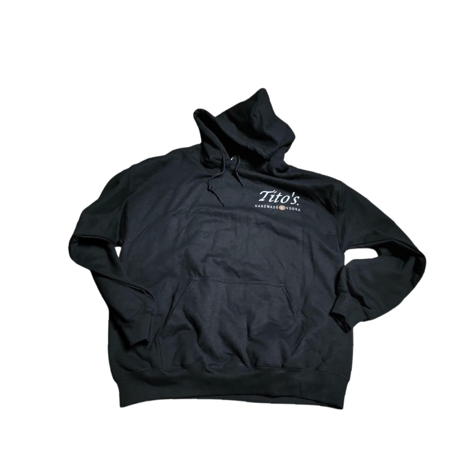 Doublet Mens L Tito’s Vodka Handmade Austin TX Promo Hoodie Sweatshirt Double Sided Black Size US XL / EU 56 / 4 - 2 Thumbnail