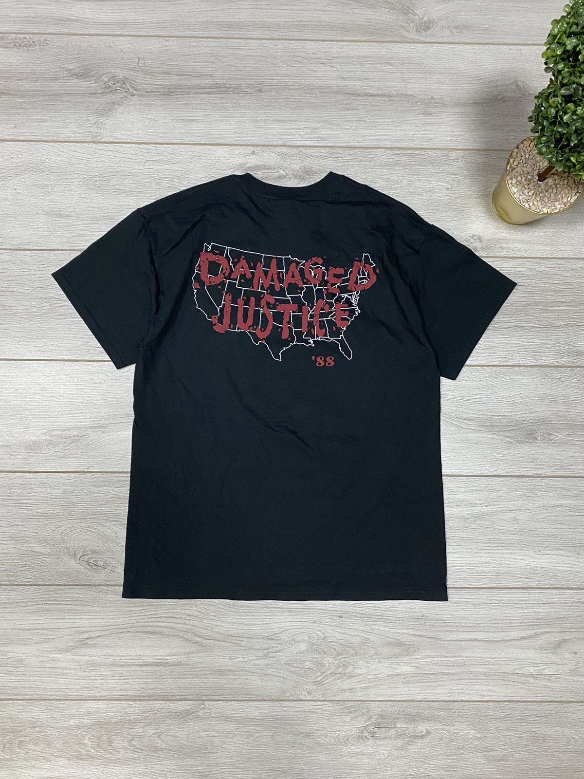 Metallica Metallica Pushead Damaged Justice vintage graphic print tee Size US L / EU 52-54 / 3 - 2 Thumbnail