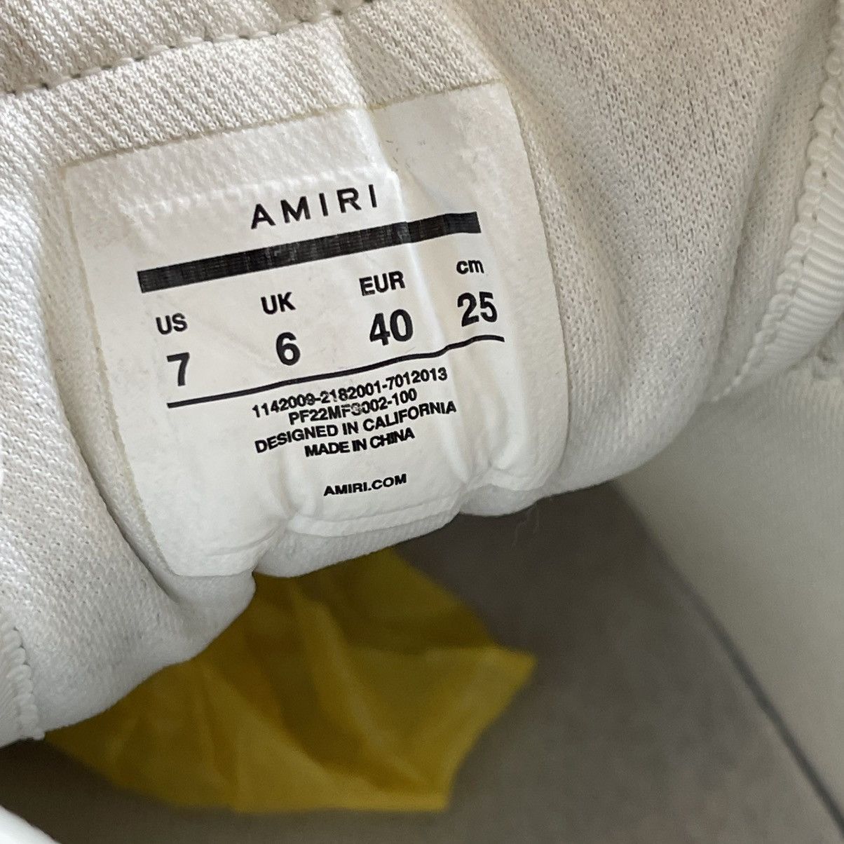 Amiri Amiri skel hi-top sneakers Size US 7 / EU 40 - 8 Thumbnail