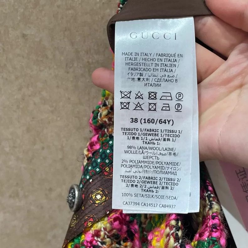 Gucci Gucci Colorful striped tweed half-length skirt 2504-Nextarr Size 25" / US 0 / IT 36 - 3 Thumbnail