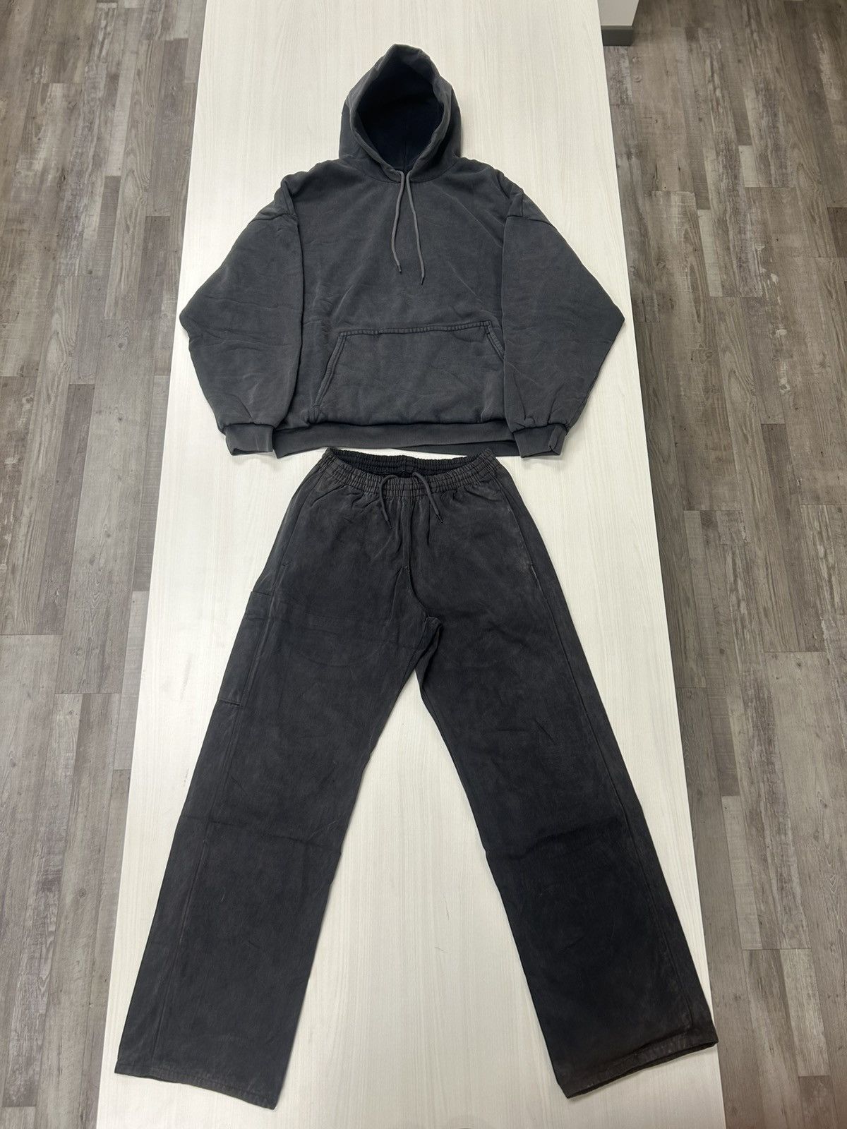 Balenciaga × Kanye West × Yeezy YZY x GAP Poetic Black Hoodie & Cargos Size US M / EU 48-50 / 2 - 2 Thumbnail