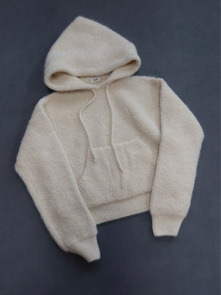 Celine CELINE Alpaca Blend Hoodie Size S Size S / US 4 / IT 40 - 1 Thumbnail