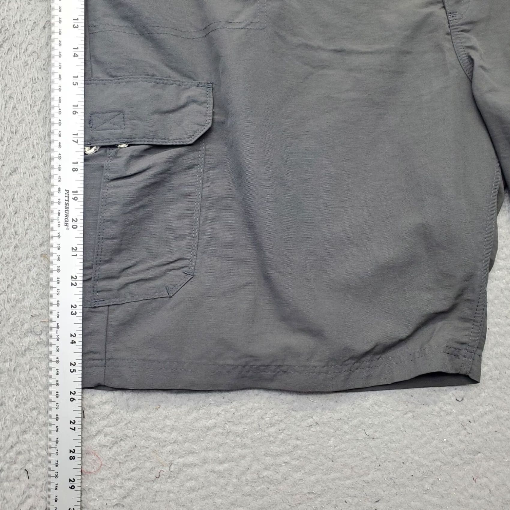 Wrangler Wrangler Outdoor Performance Cargo Shorts Mens 48 Gray Utility Pocket NW924AS Size US 32 / EU 48 - 3 Thumbnail
