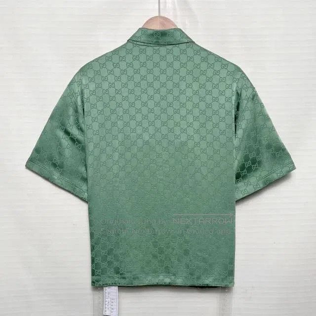 Gucci Gucci FW25 Lido GG Zip Satin Shirt. Size US S / EU 44-46 / 1 - 2 Thumbnail