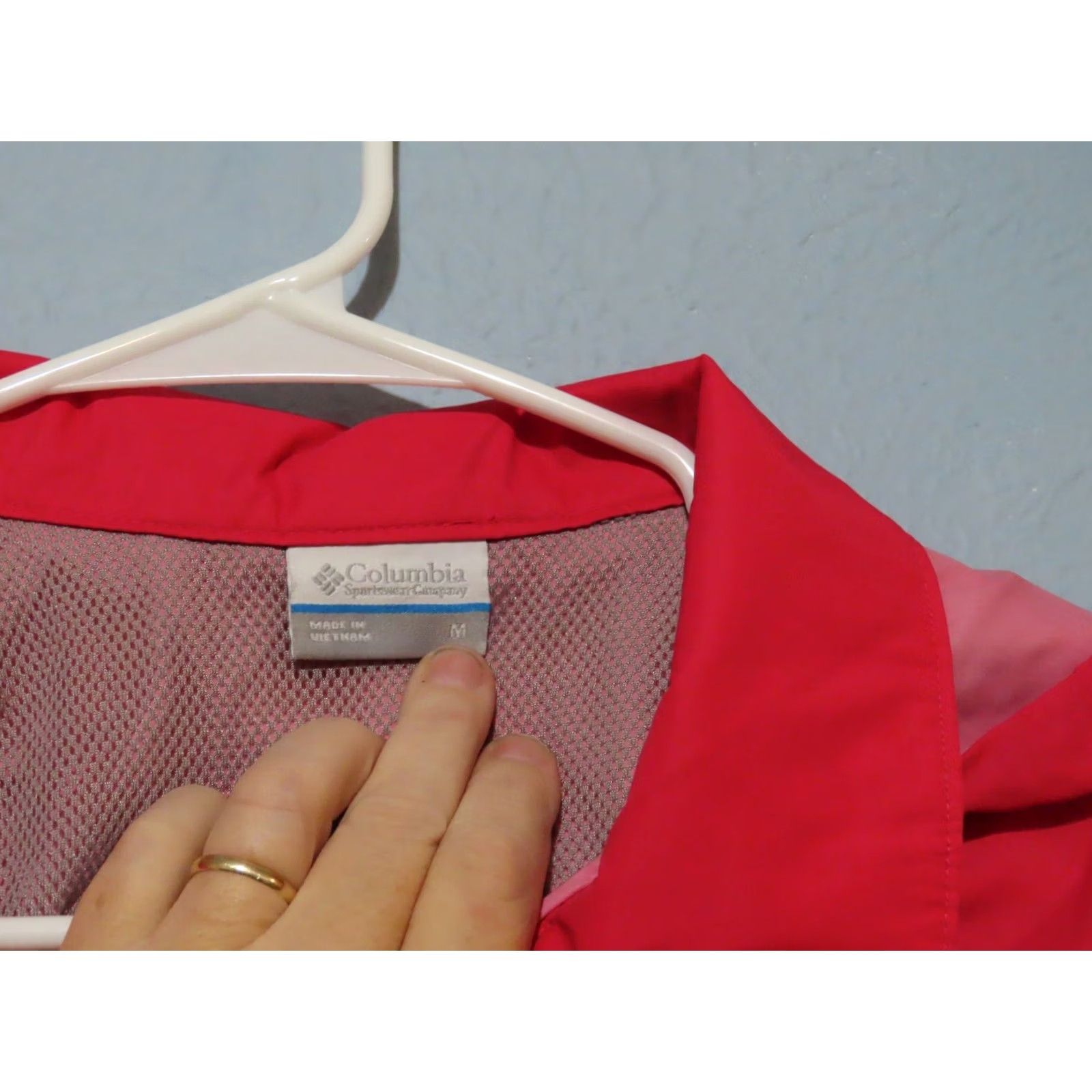 Pinko Columbia Womens M Pink Switchback II Packable Hooded Windbreaker Zip Pockets Water Resistant Jacket Size M / US 6-8 / IT 42-44 - 5 Thumbnail