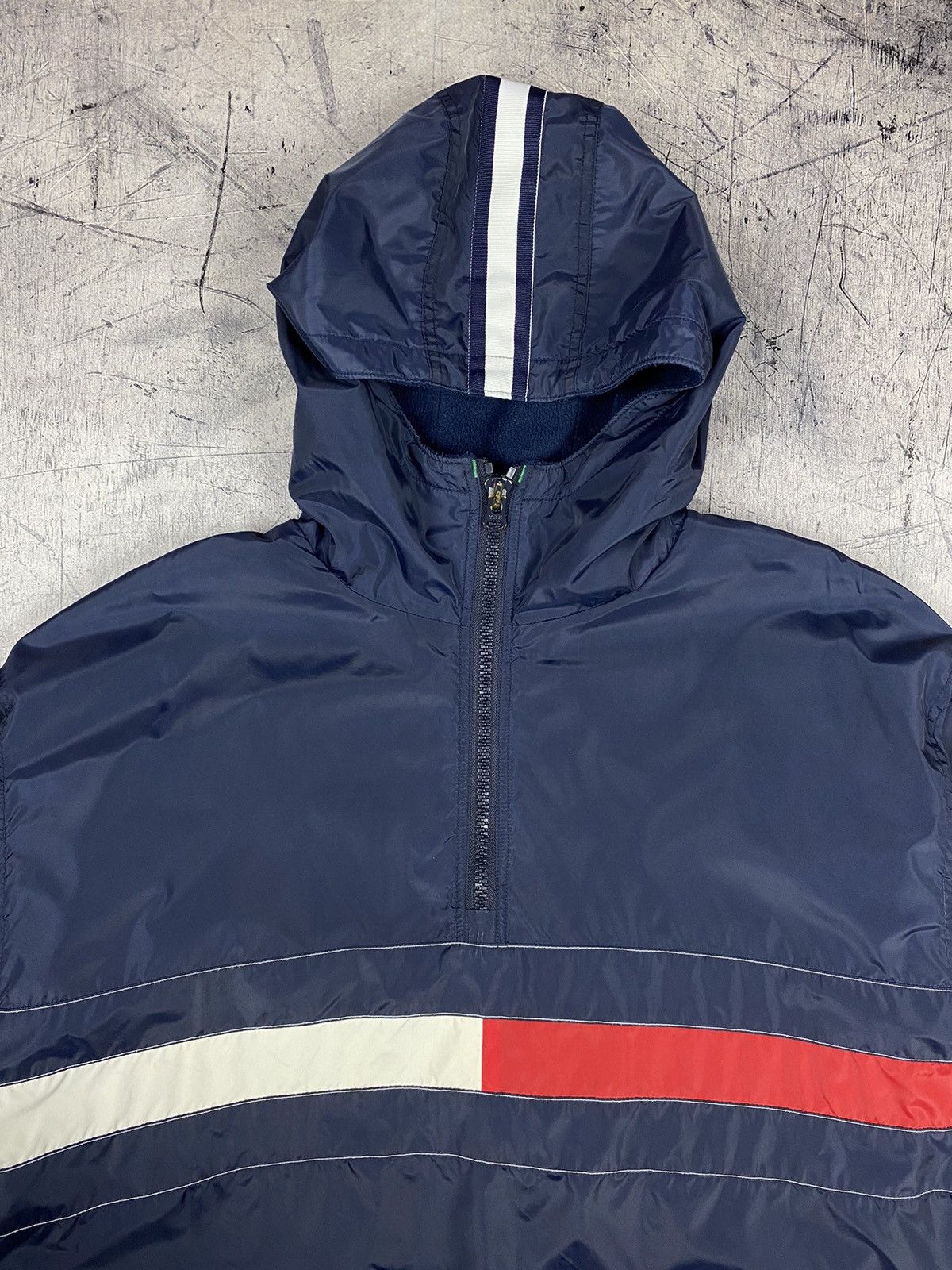 Tommy Hilfiger Vintage Tommy Hilfiger Hype Double Big Logo Jacket Anorak Size US M / EU 48-50 / 2 - 10 Thumbnail