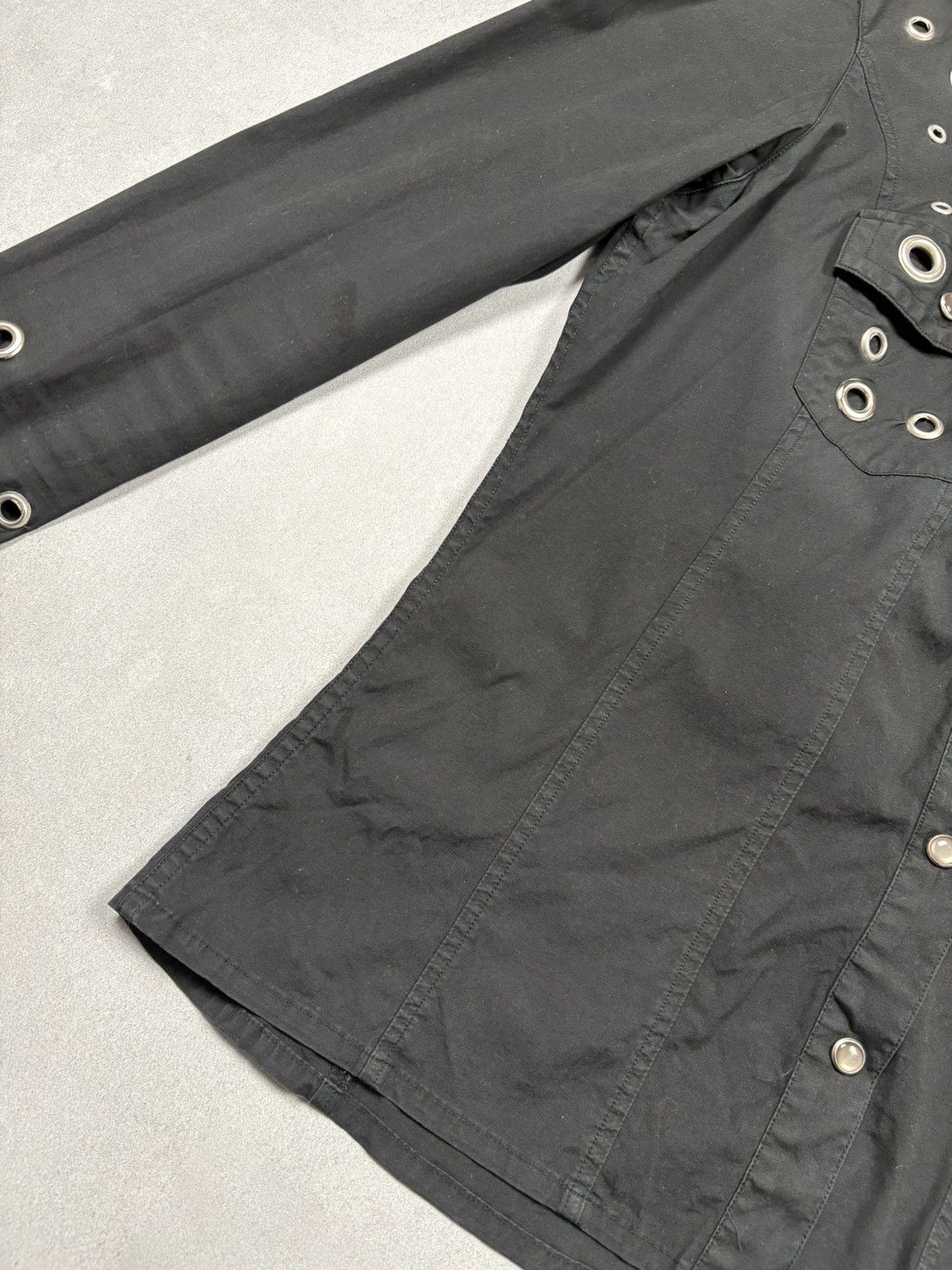 Calvin Klein Calvin Klein Jeans 00s Archival Eyelet Grommet Shirt Y2K VTG Size L / US 10 / IT 46 - 5 Thumbnail