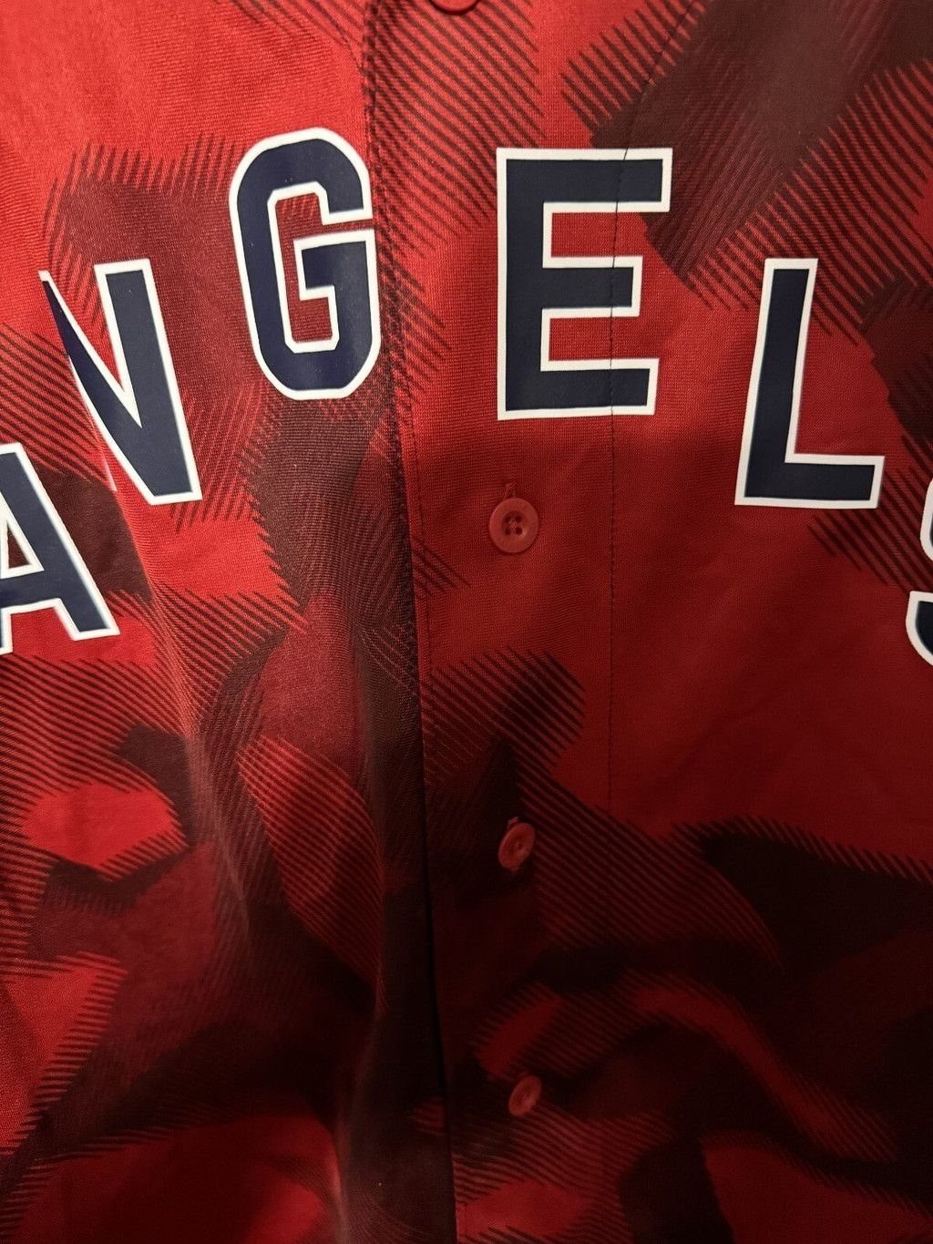 Nike Los Angeles LA Angels of Anaheim Nike Jersey Red Mens Sz XXL Size US XXL / EU 58 / 5 - 7 Thumbnail