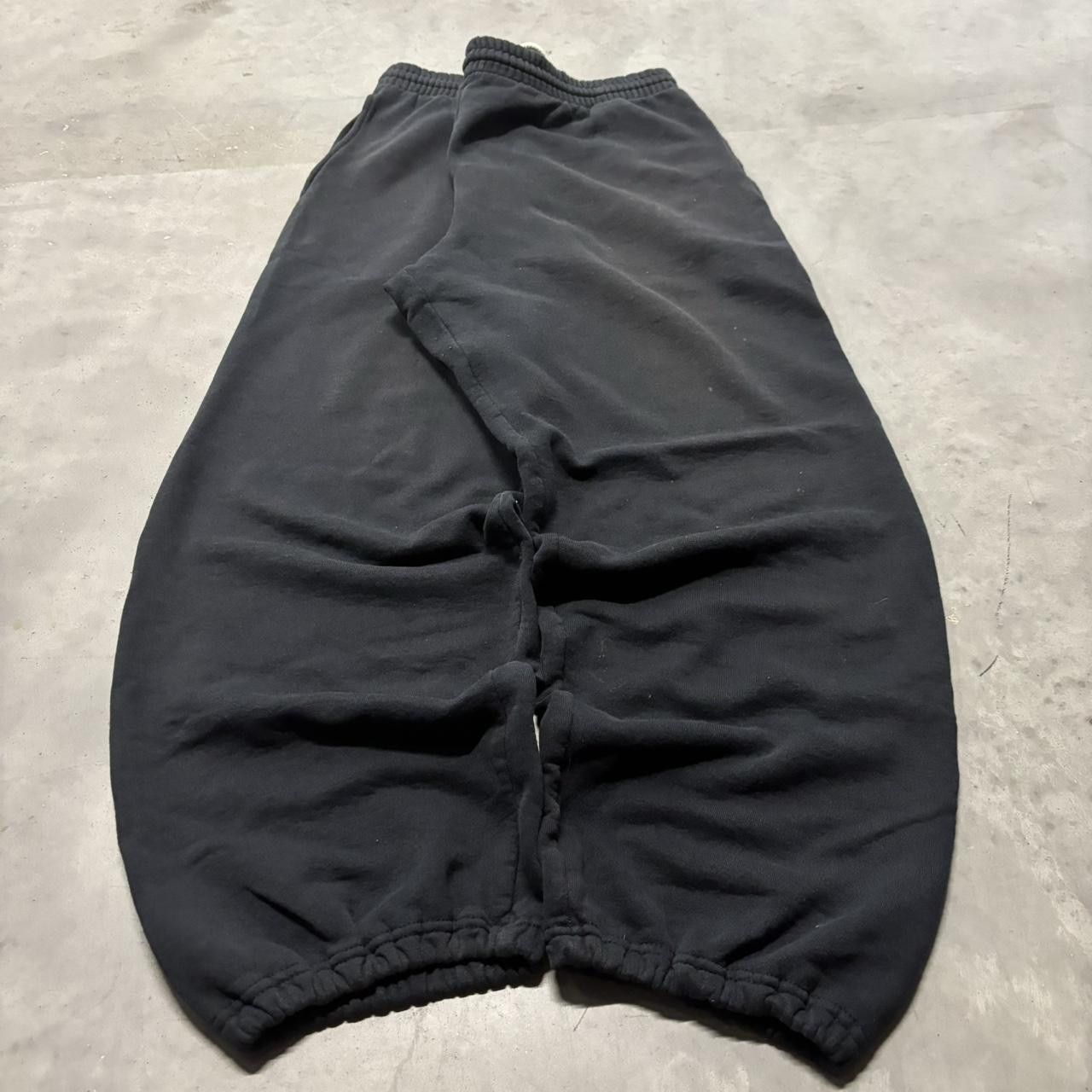 Japanese Brand × Vintage Crazy Vintage Y2K/2000s Black Skater Essential Sweatpants! Size US 34 / EU 50 - 3 Thumbnail