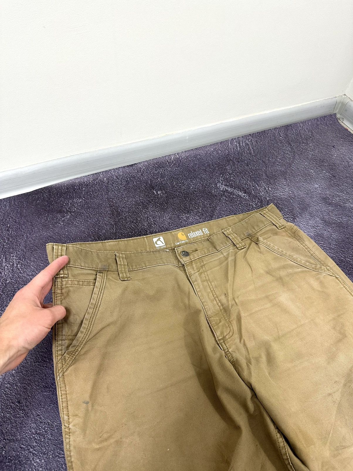 Carhartt Vintage Carhartt Carpenter Relaxed Fit USA Cargo Work Pants Size US 40 / EU 56 - 10 Thumbnail
