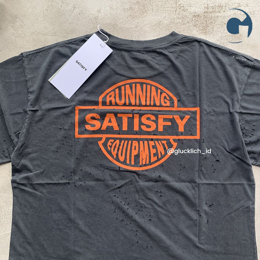 Satisfy Satisfy, MothTech ‘Eagle’ Tee in Aged Black Size US XL / EU 56 / 4 - 6 Thumbnail