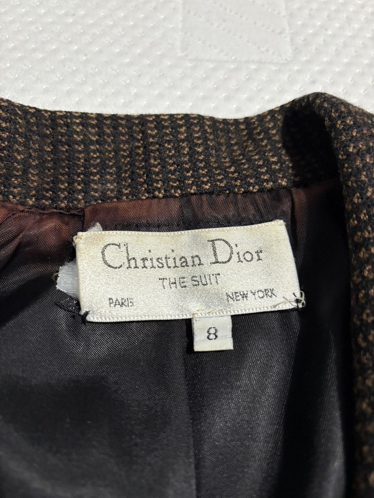 Dior Dior “The Suit” Wool Tweed Blazer Sports Coat Jacket archive Size 42S - 6 Thumbnail