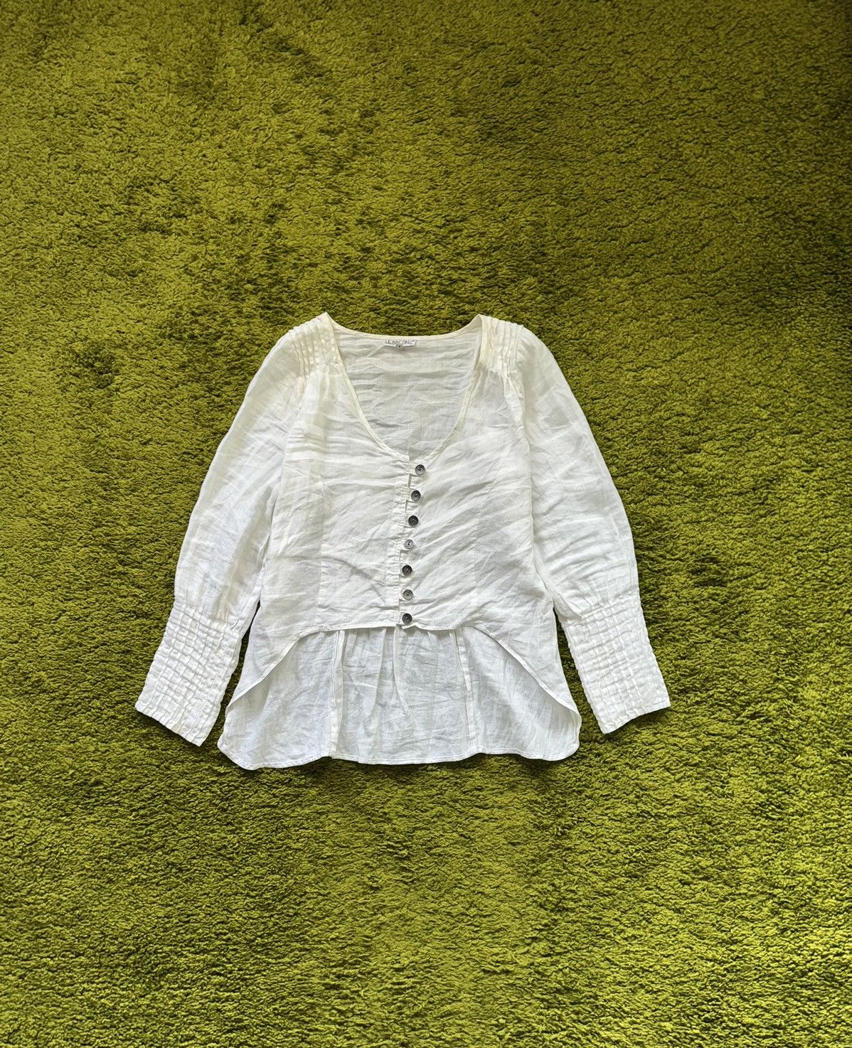 Hysteric Glamour × If Six Was Nine Hebbeding 100% linen avant garde blouse shirt Size S / US 4 / IT 40 - 1 Thumbnail