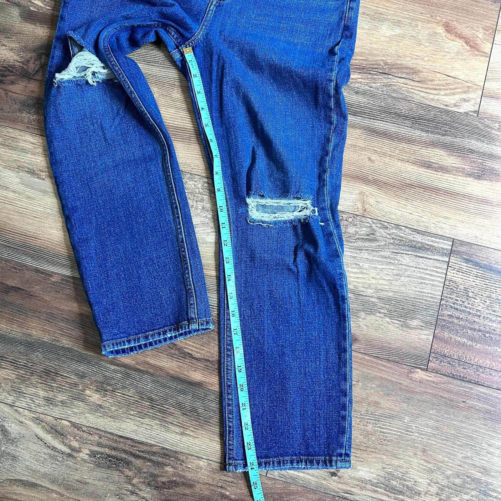 Abercrombie & Fitch Abercrombie & Fitch Ankle Straight Ultra High Rise 27 4 S Size 27" / US 4 / IT 40 - 9 Thumbnail