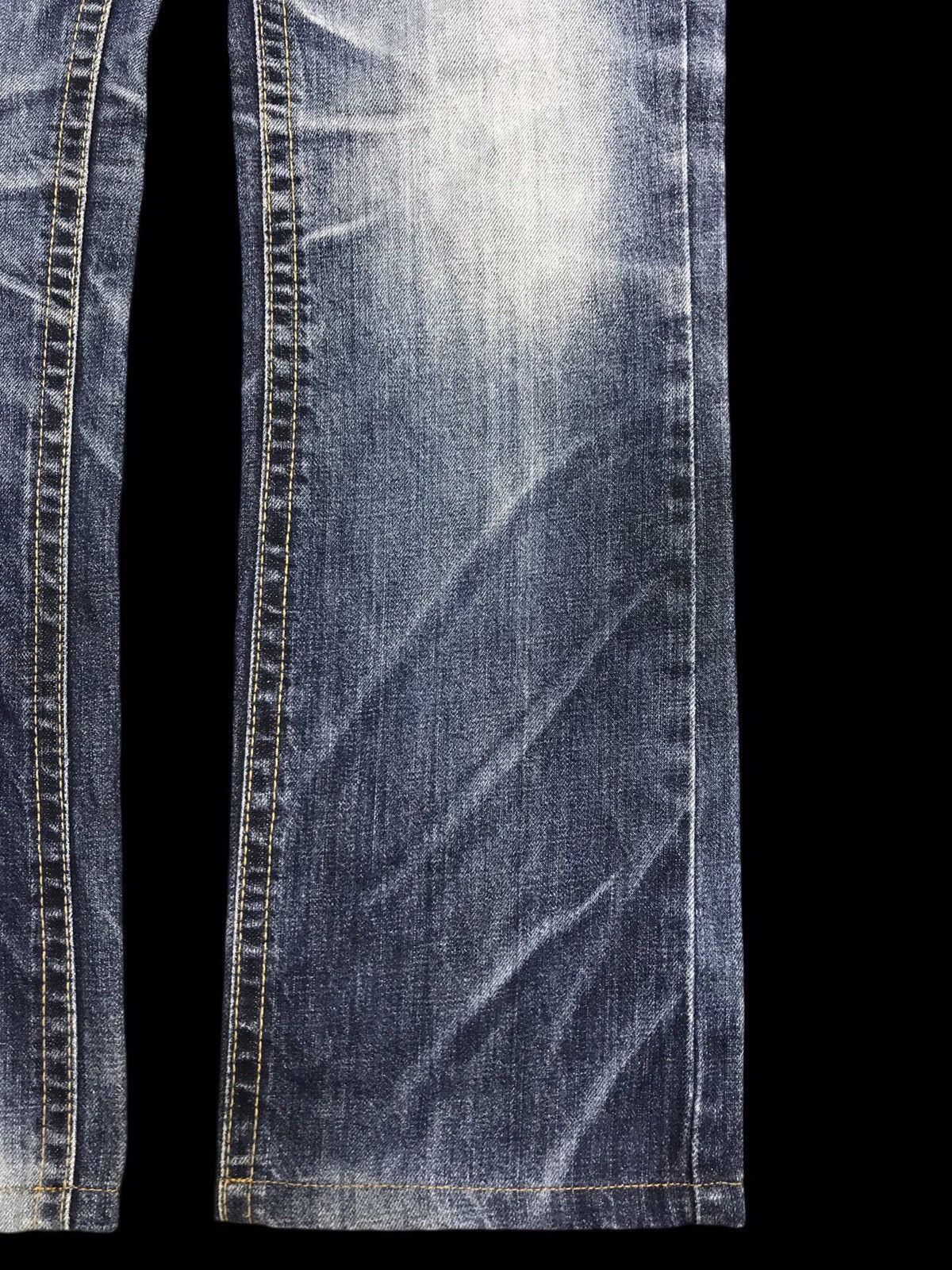 Seditionaries 💥VERY RARE💥LOLITA FLYING SKULL EMBROIDERY DENIM F384 Size US 31 - 9 Thumbnail