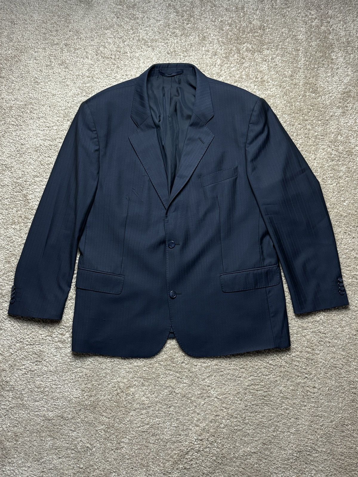 Ermenegildo Zegna Ermenegildo Zegna wool suit blazer & pants set vintage Size 46R - 2 Thumbnail