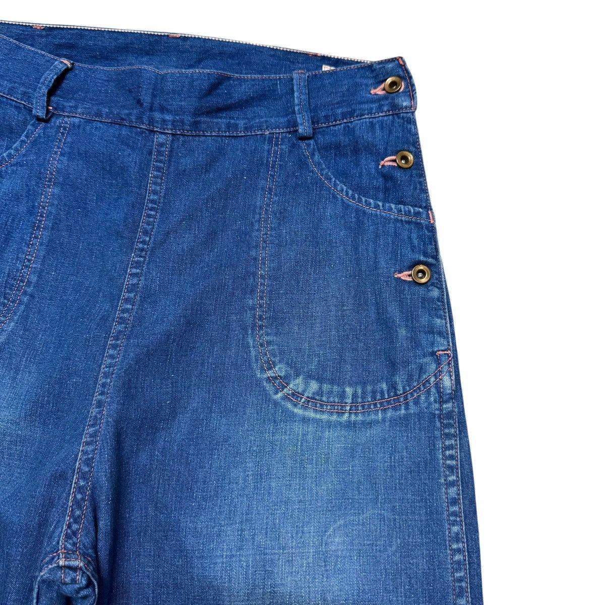 Orslow Orslow US Navy Denim Pants Side Button Size US 30 / EU 46 - 5 Thumbnail