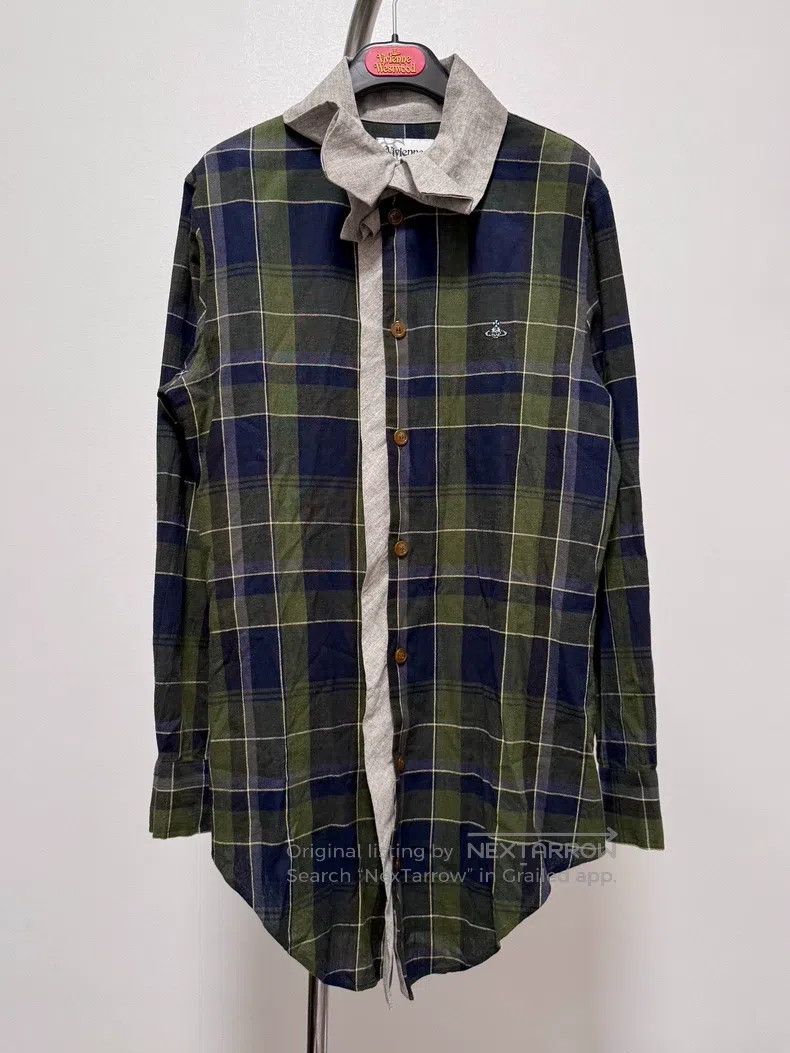 Vivienne Westwood Vivienne Westwood Vintage second-hand diagonal plaid trans Size L / US 10 / IT 46 - 3 Thumbnail