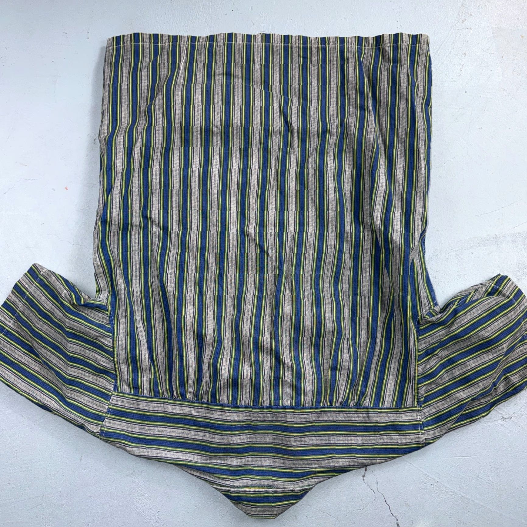 Vintage VINTAGE 50s 60s Striped Bowling Shirt Rockabilly Loop Collar Handmade Size M Size US M / EU 48-50 / 2 - 7 Thumbnail